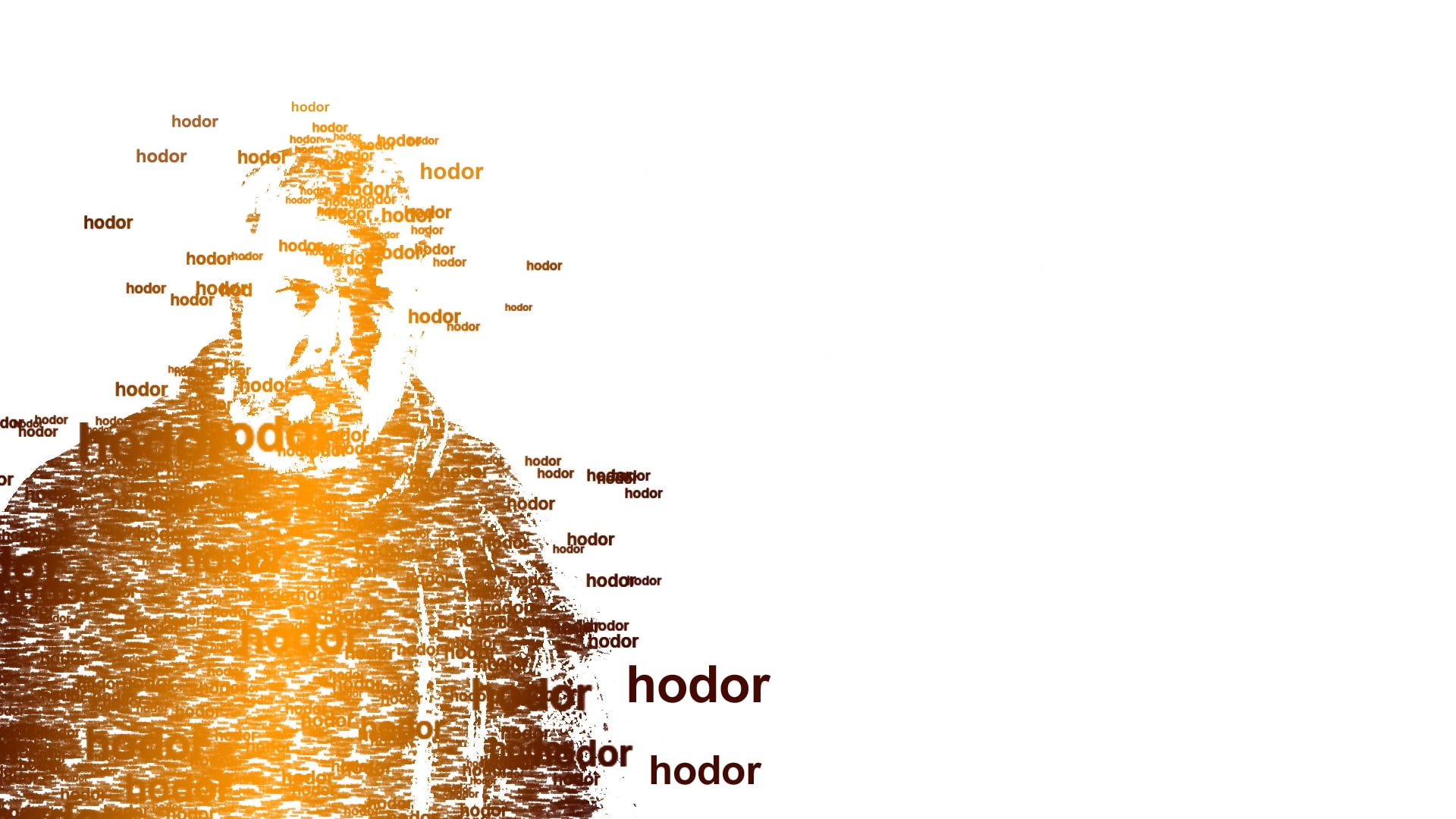 x, tv series, hodor, thrones, 1080P, art, game, entertainment, series, Game of Thrones, tv, hd, HD Wallpaper