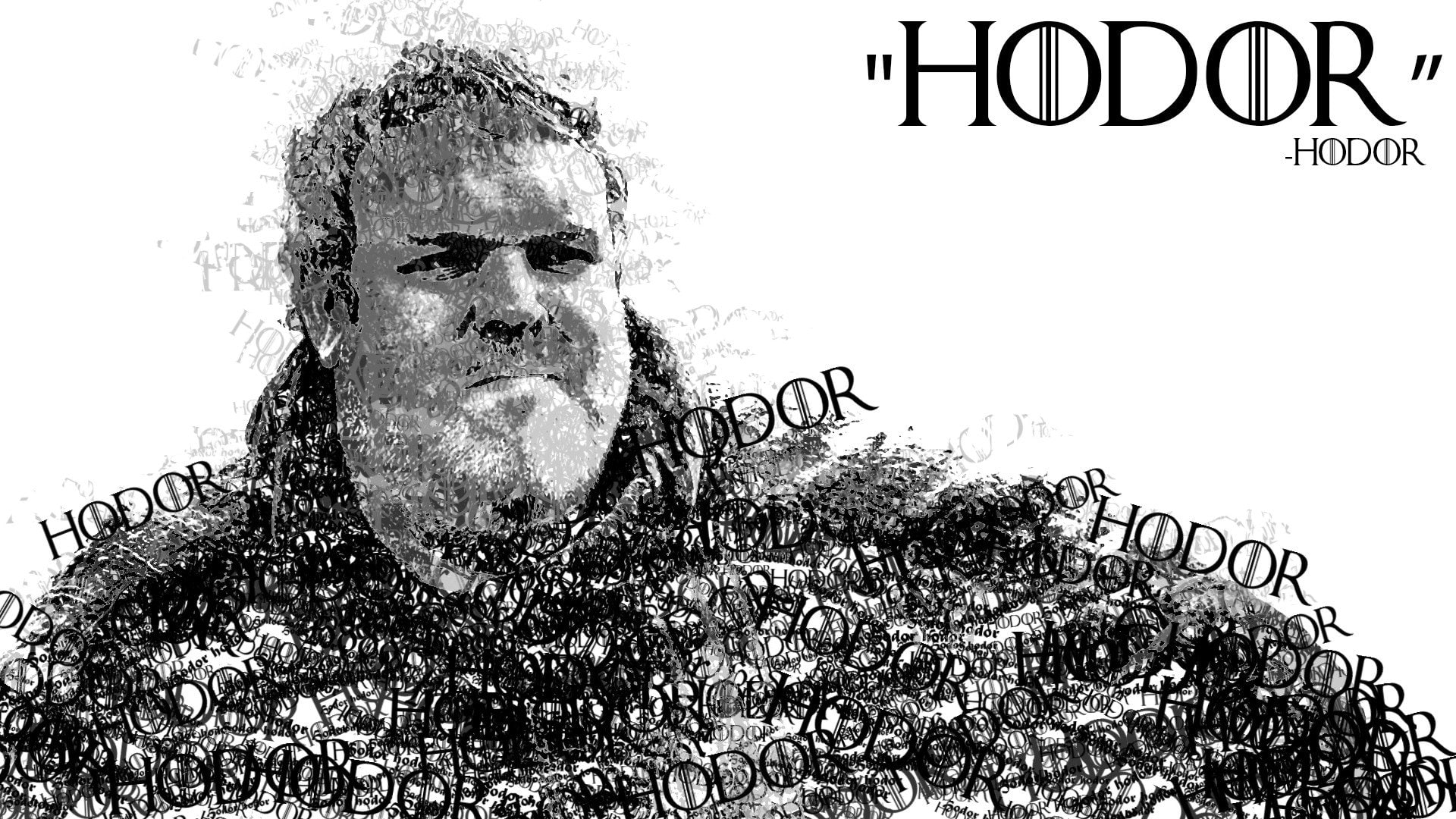 sketch, TV Show, Game Of Thrones, Hodor (Game of Thrones), hodor, 1080P, HD Wallpaper