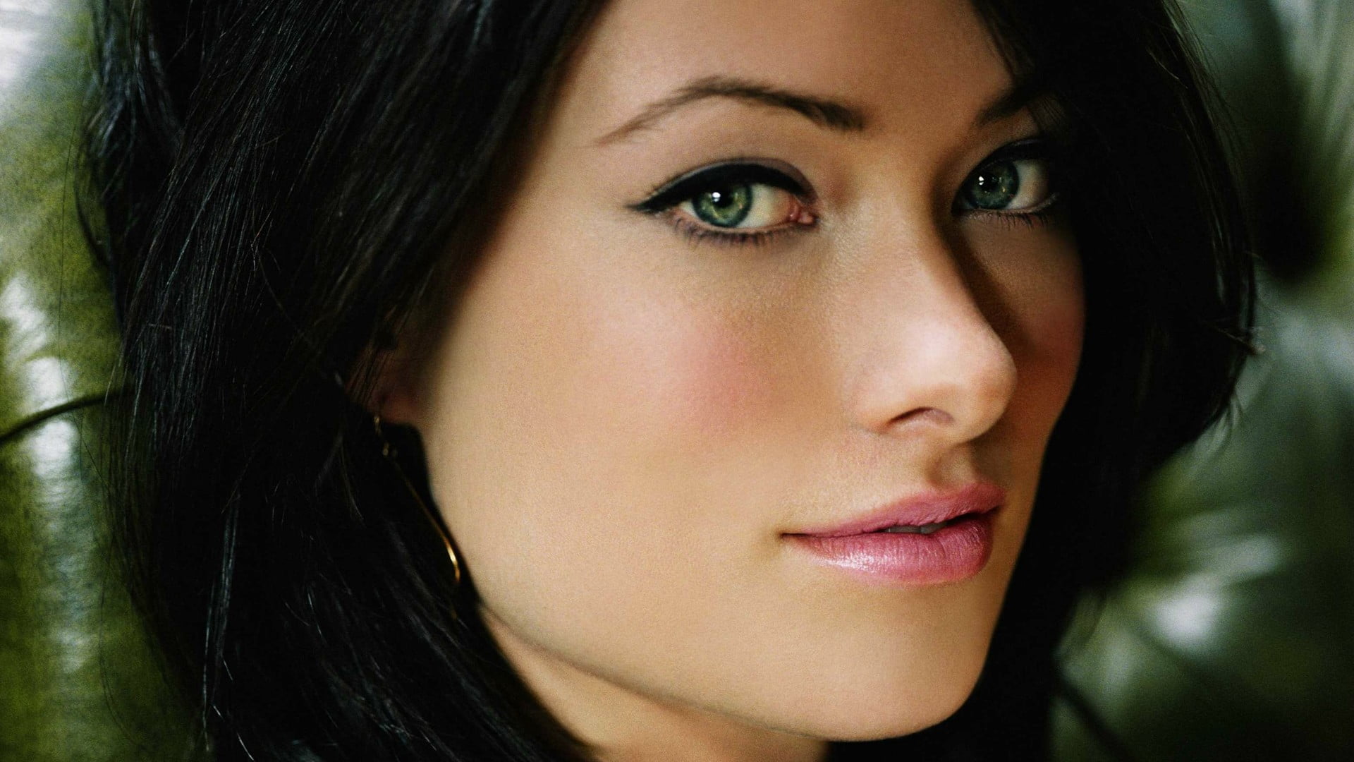 body part, women, close-up, adult, hair, actress, young women, human body part, headshot, teenager, 1080P, face, eyeliner, indoors, Olivia Wilde, human face, HD Wallpaper