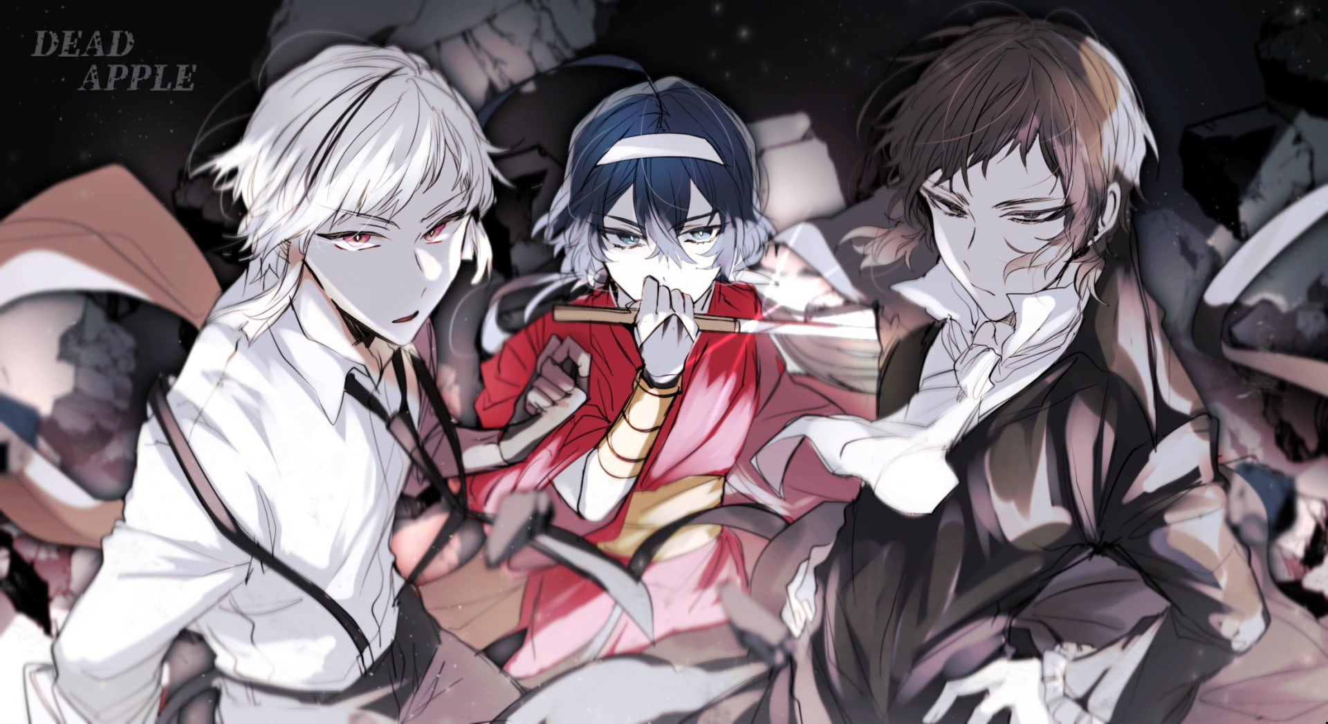 Ryūnosuke Akutagawa, Kyōka Izumi, Anime, 1080P, Bungou Stray Dogs, Atsushi Nakajima, HD Wallpaper