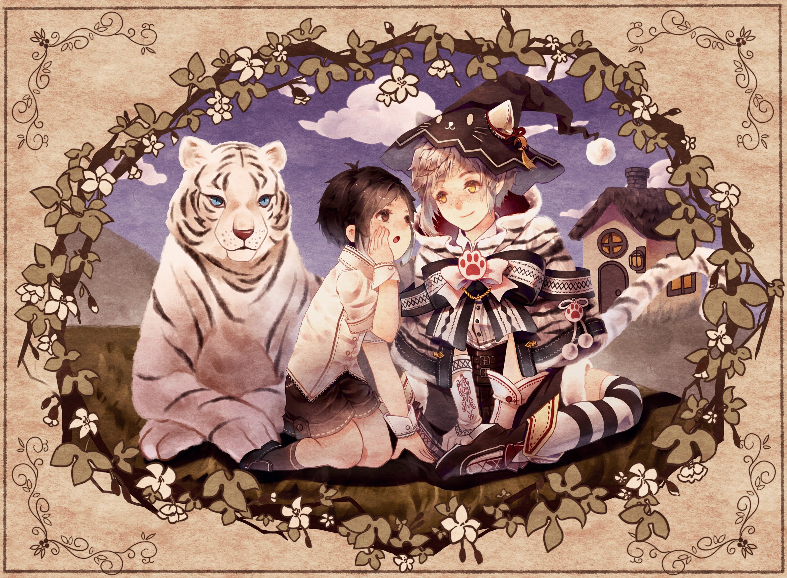 Ryūnosuke Akutagawa, Bungou Stray Dogs, 2K, Anime, Atsushi Nakajima, HD Wallpaper