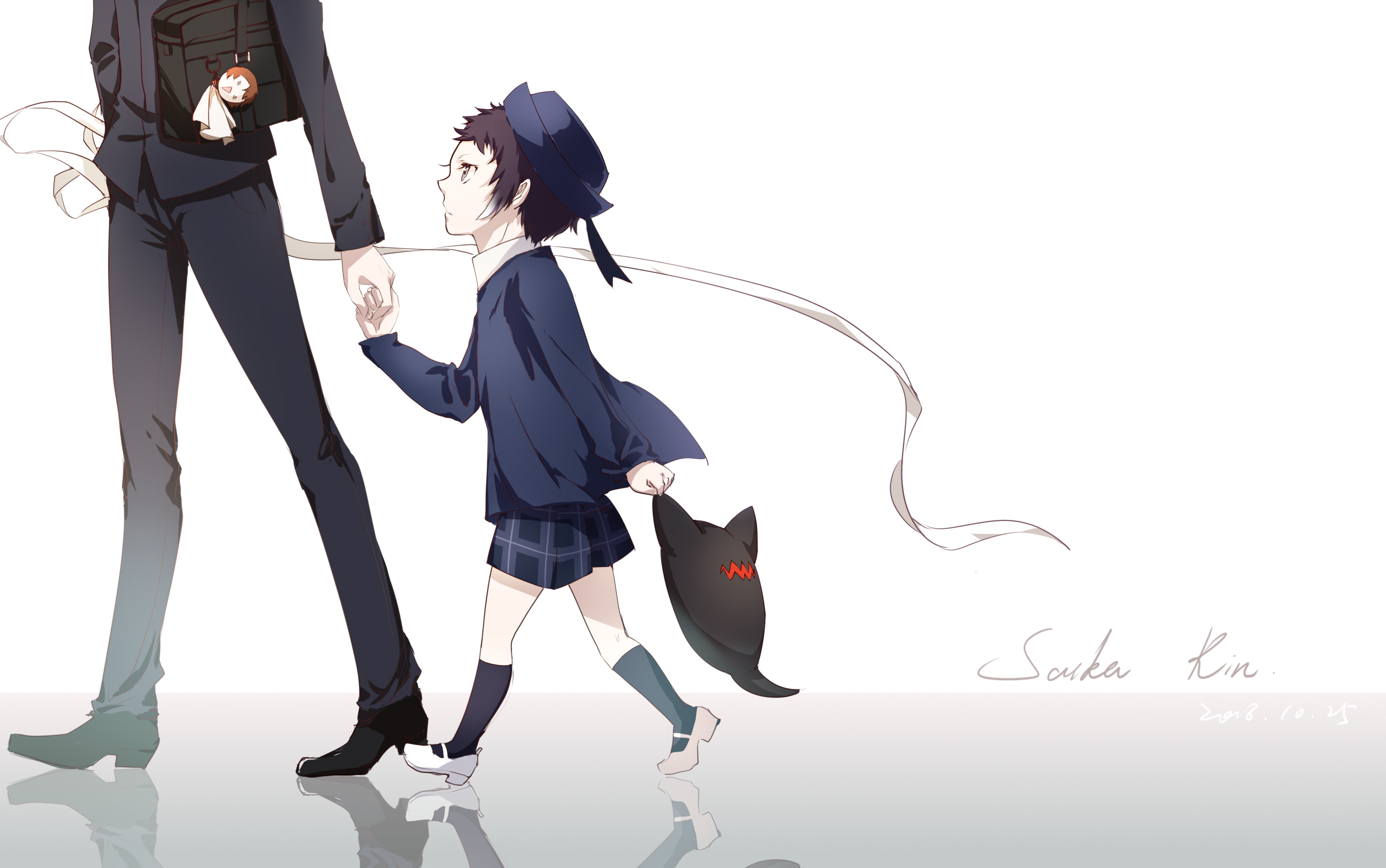 Ryūnosuke Akutagawa, Anime, 2K, Bungou Stray Dogs, Osamu Dazai, HD Wallpaper