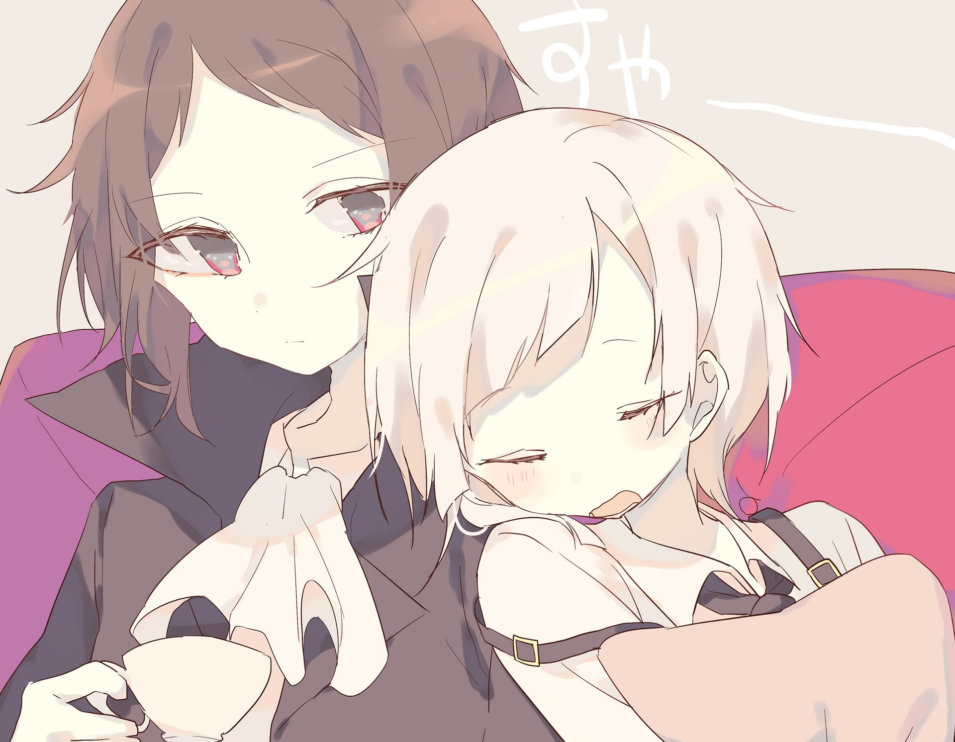 Ryūnosuke Akutagawa, 1080P, Bungou Stray Dogs, Atsushi Nakajima, Anime, HD Wallpaper