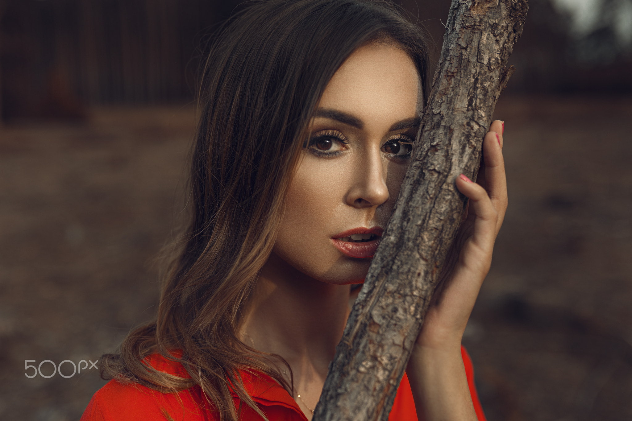 women, portrait, depth of field, 1080P, face, 500px, Damian Piórko, HD Wallpaper