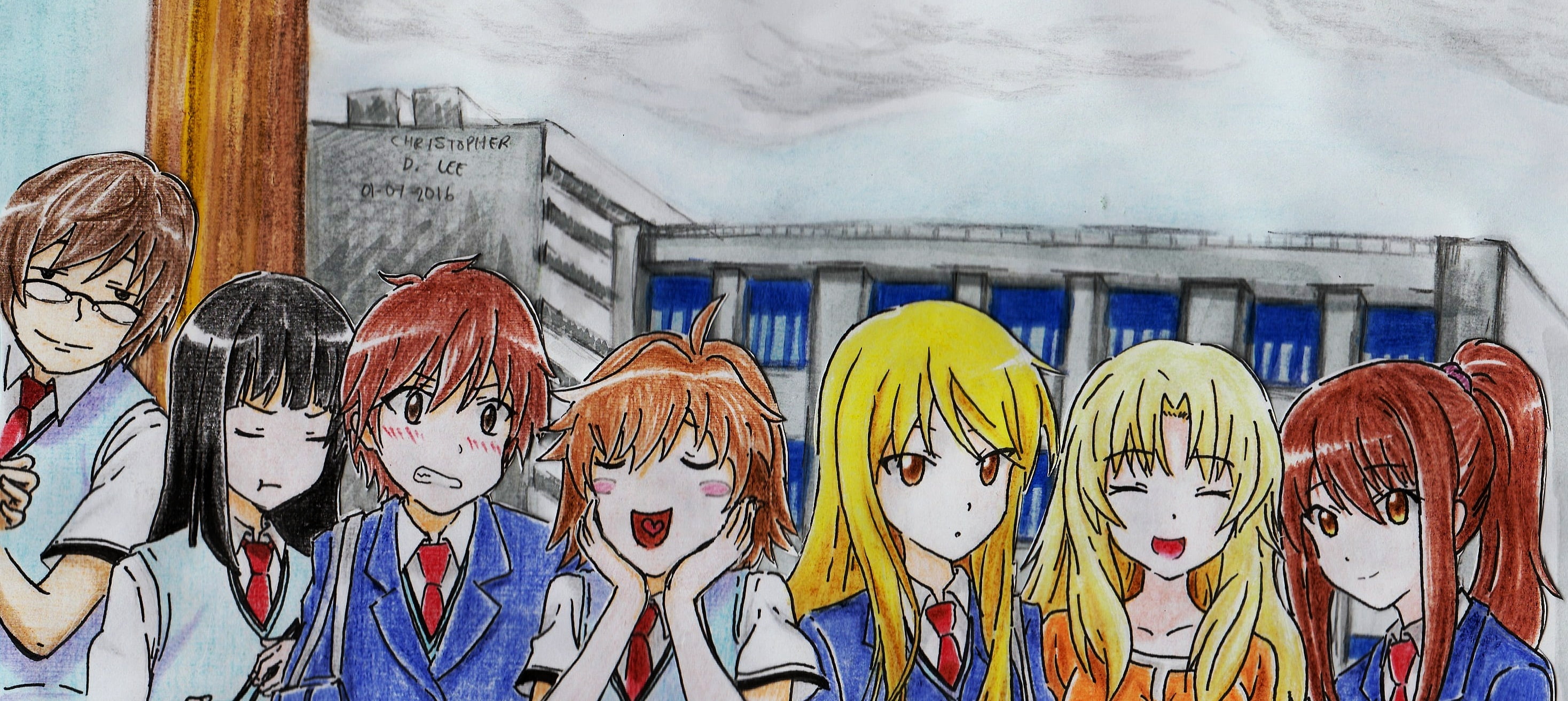 Sorata Kanda, Anime, Sakurasou No Pet Na Kanojo, Nanami Aoyama, Mashiro Shiina, 2K, Jin Mitaka, Rita Ainsworth, Misaki Kamiigusa, Ryuunosuke Akasaka, HD Wallpaper
