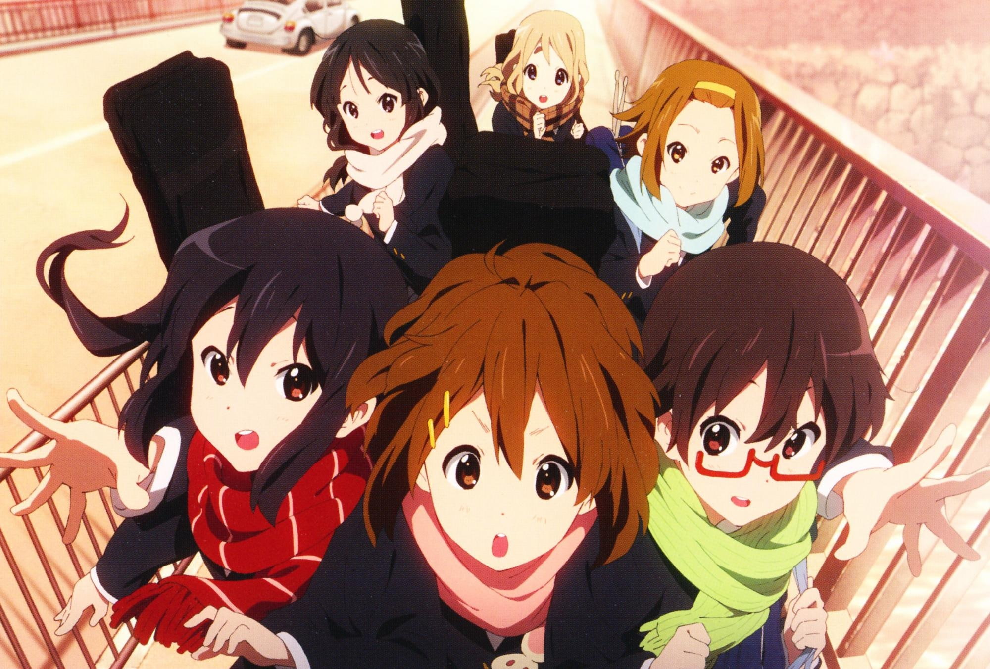 manabe, yui, girls, series, hirasawa, character, 1080P, nodoka, k-on!, HD Wallpaper