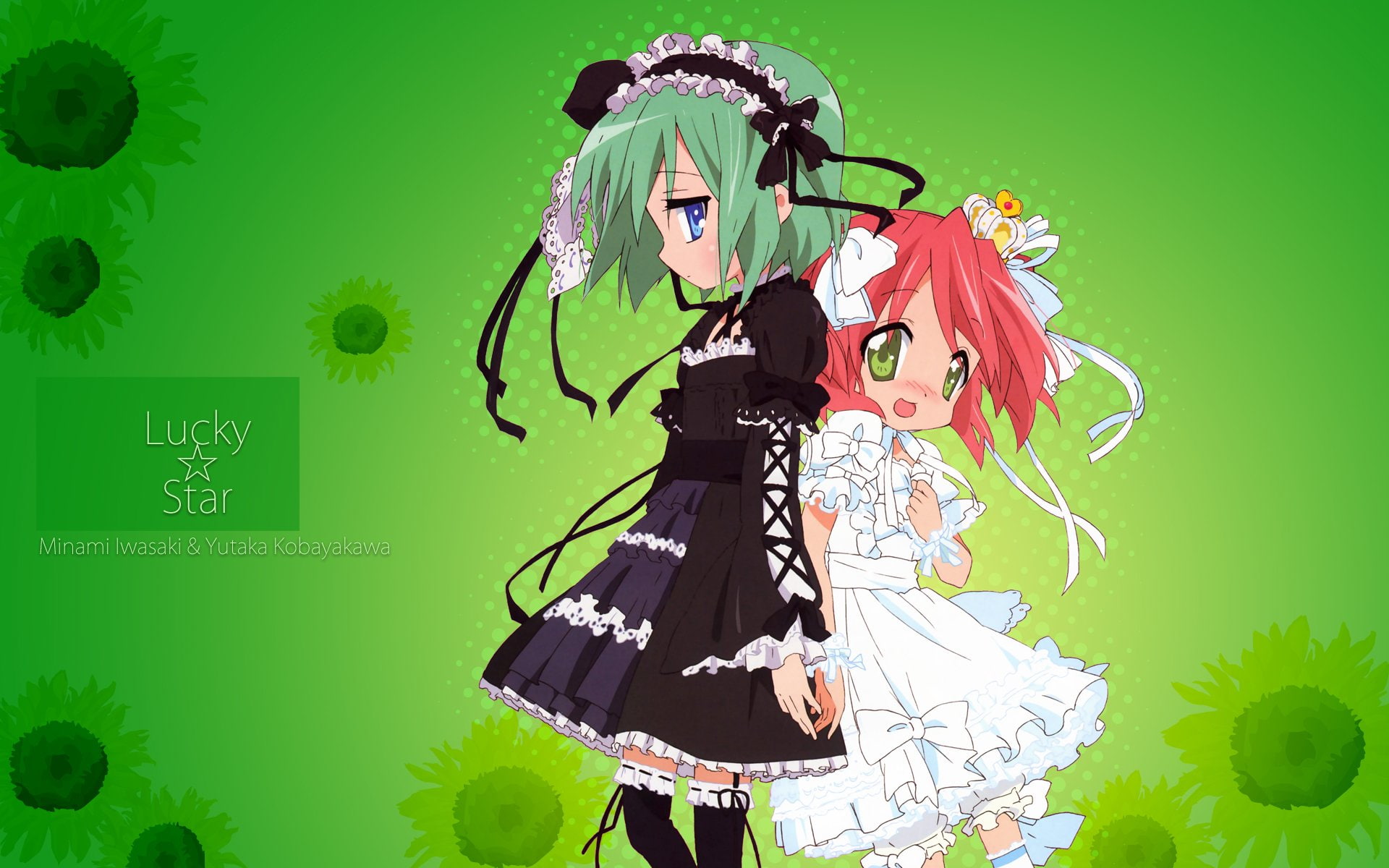 Minami Iwasaki, Yutaka Kobayakawa, Anime, 1080P, Lucky Star, HD Wallpaper