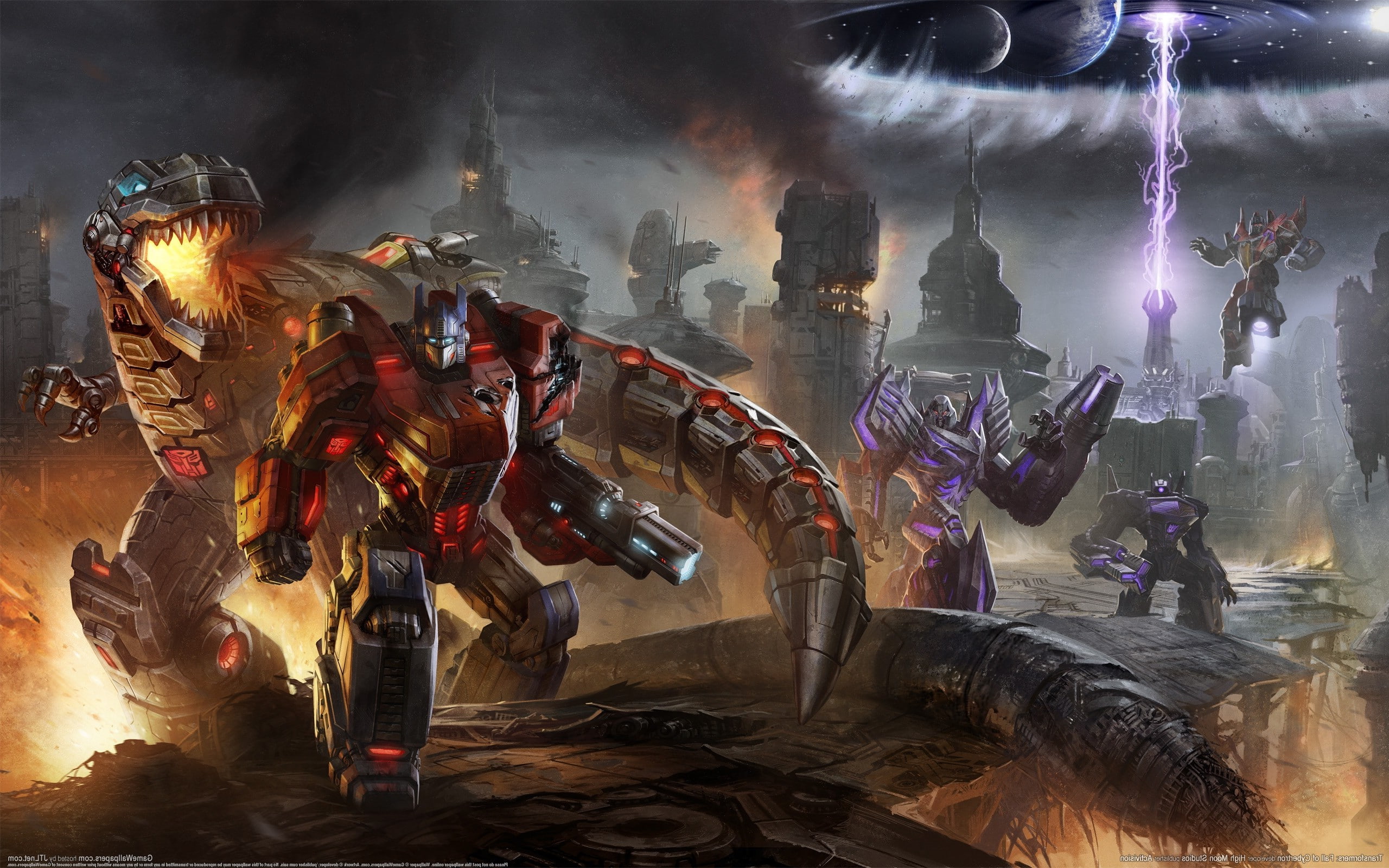 nature, art and craft, technology, motion, military, event, smoke - physical structure, robot, optimus prime, creativity, lighting equipment, arts culture and entertainment, HD Wallpaper