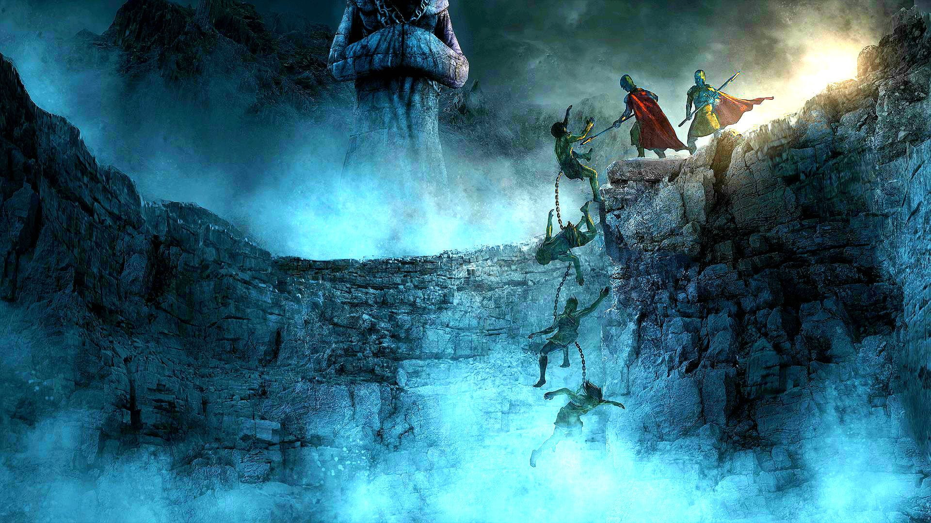 legend, action, rpg, crawling, grimlock, fantasy, 1080P, legend of grimrock, dungeon, HD Wallpaper
