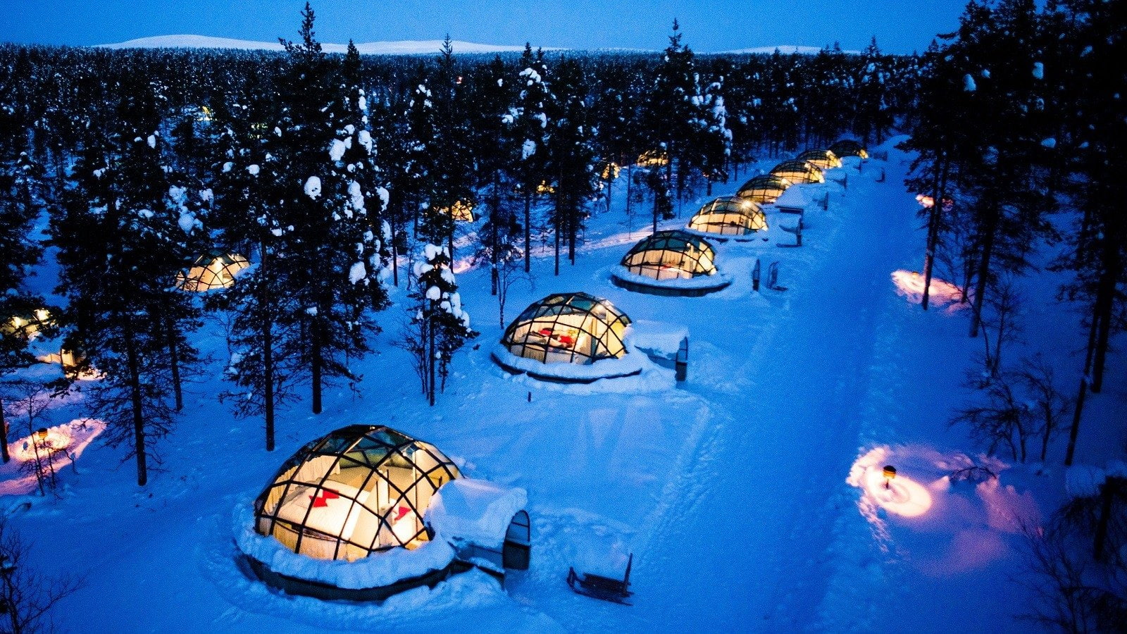 Tree, 720P, Igloo, Man Made, HD Wallpaper