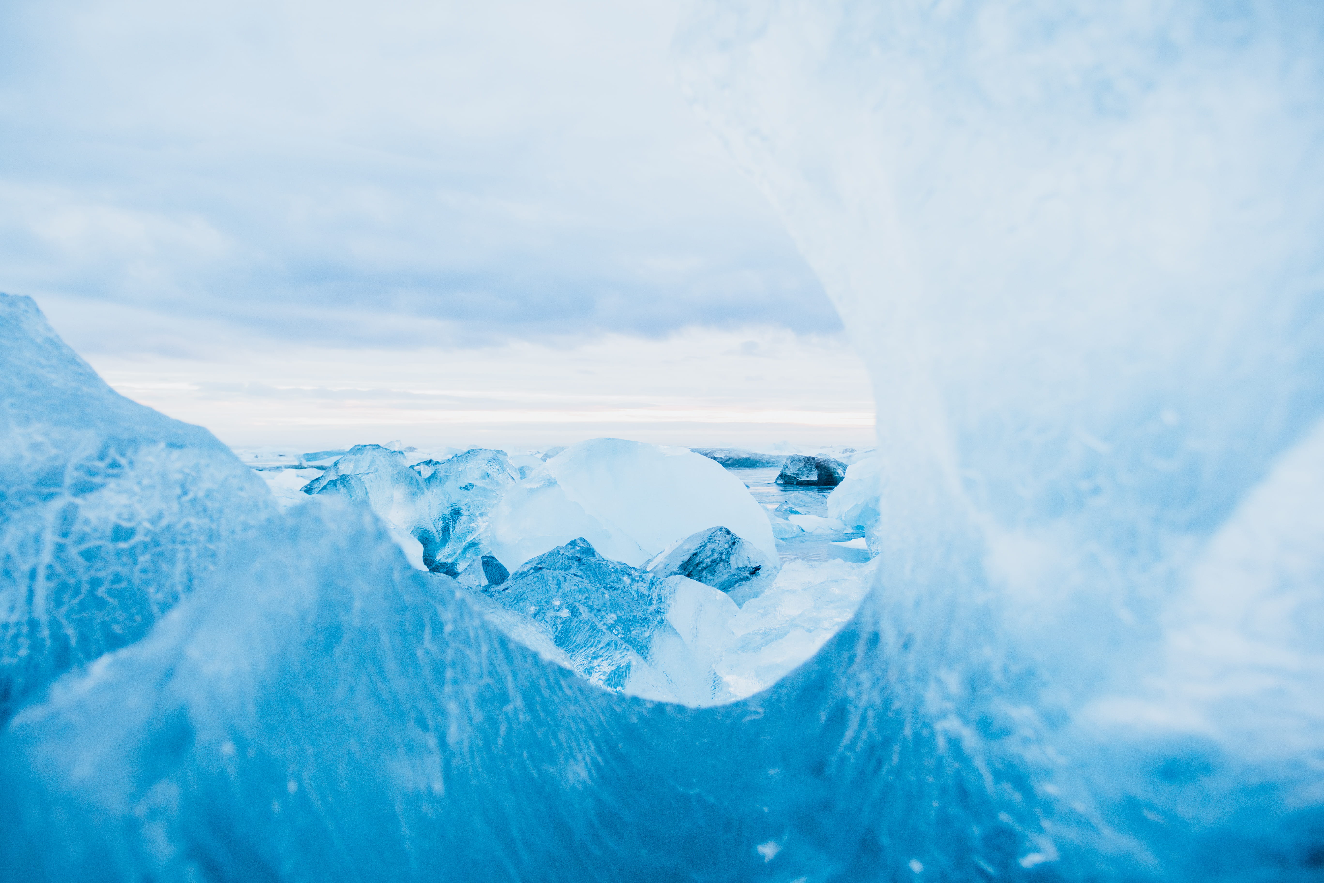 day, glacier, mountain, outdoors, snowcapped mountain, scenics - nature, sea waves, ice, ocean, igloo, power in nature, leisure activities, cloud - sky, HD Wallpaper