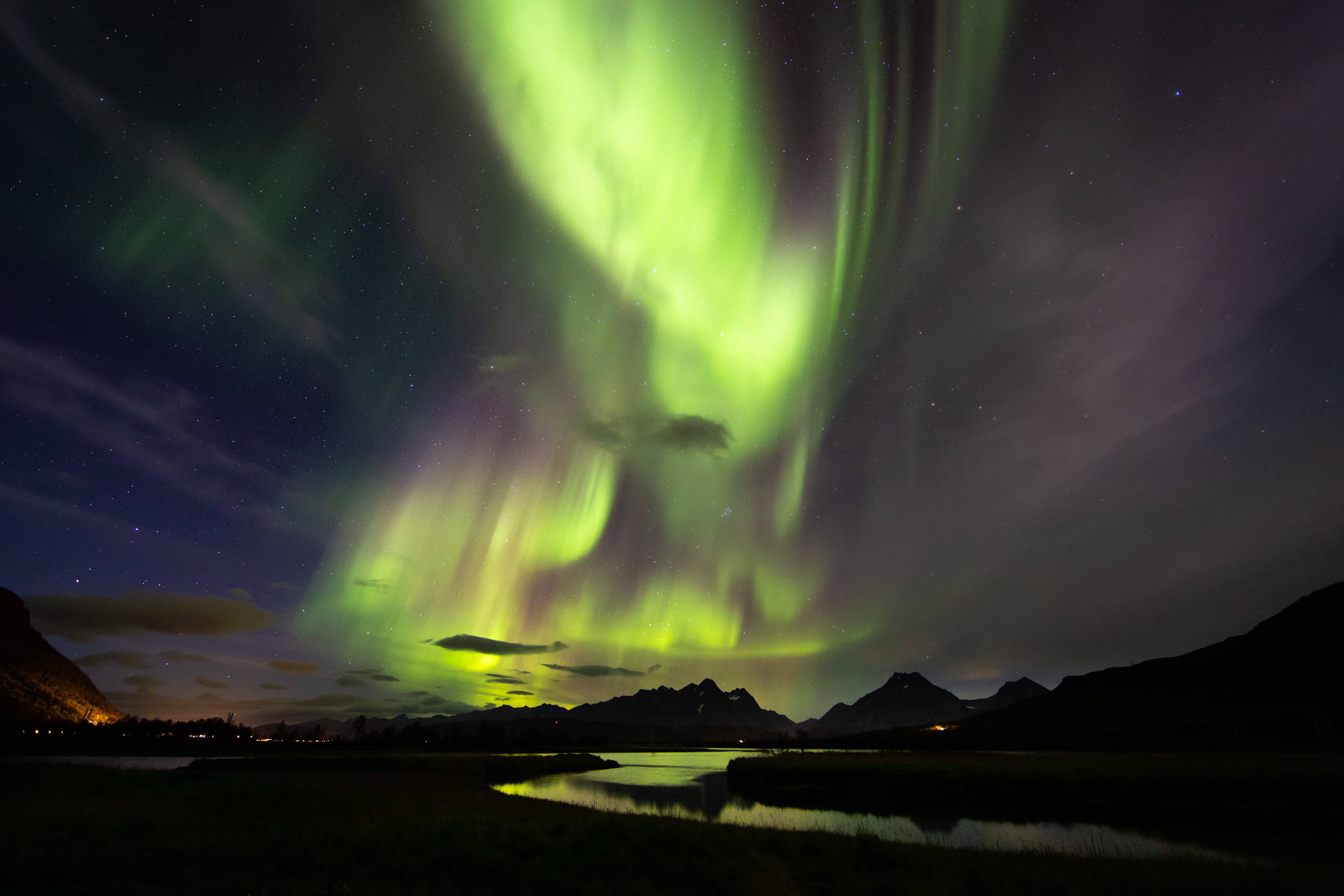 environment, aurora, no people, sunset, ice, lightning, tranquil scene, mist, power in nature, dawn, beauty in nature, astronomy, scenics - nature, nature, HD Wallpaper