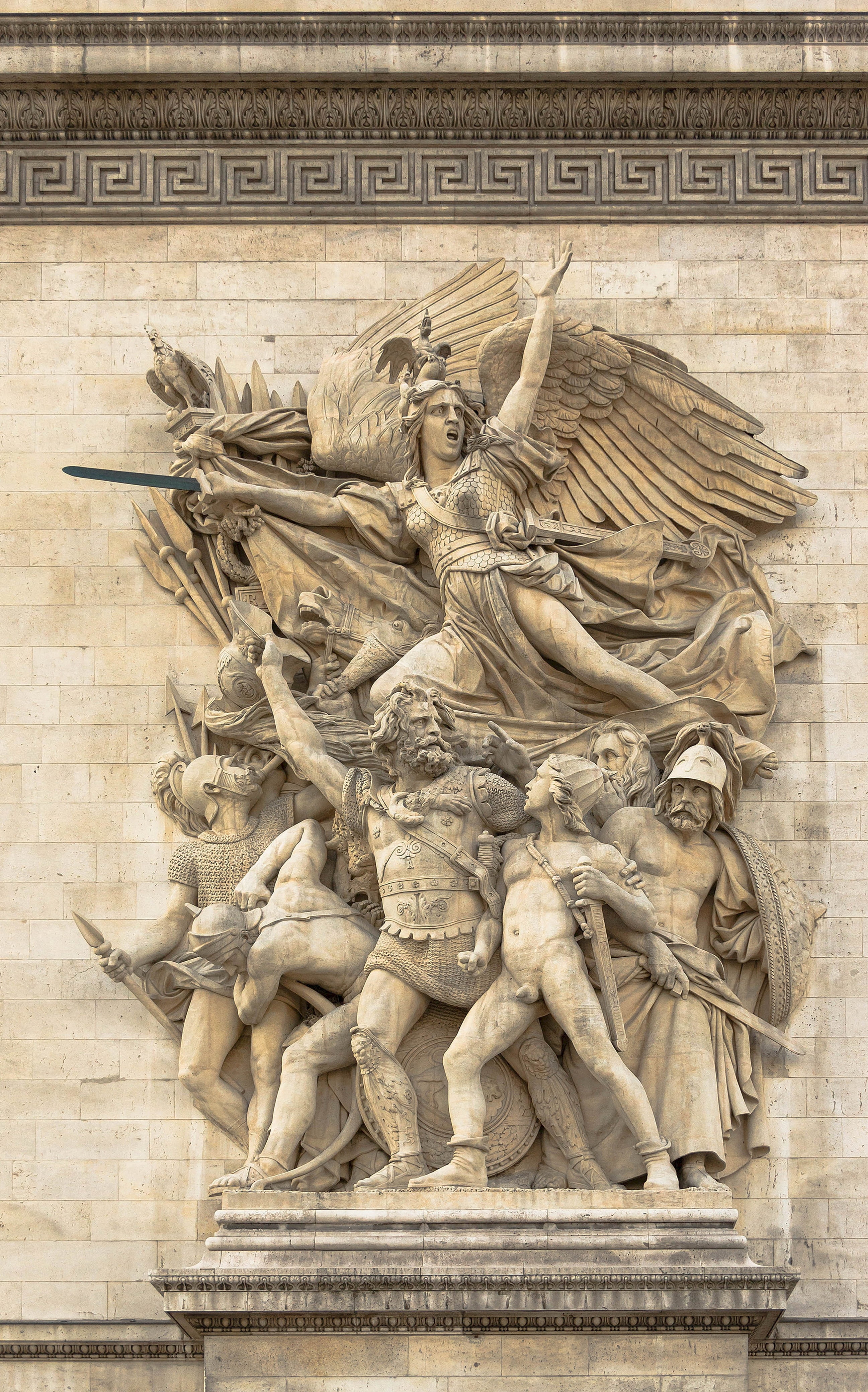la marseillaise, architecture, history, culture, landmark, city, bas-relief, day, de, craft, male likeness, art and craft, ancient, structure, building exterior, Phone HD Wallpaper