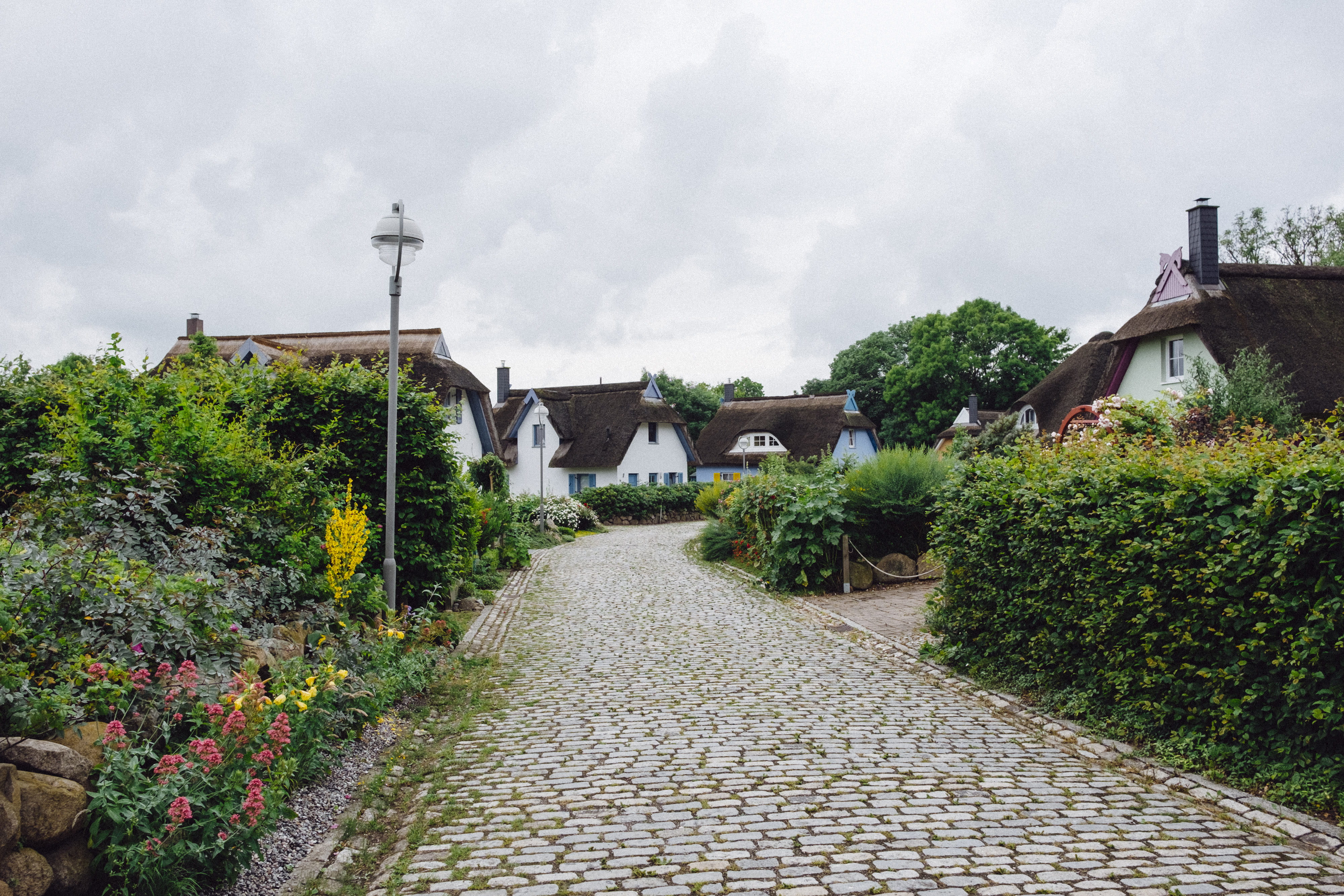 pomerania, house, destination, harbor, island, sky, outdoors, paving stone, building exterior, north, village, religion, alley, built structure, footpath, HD Wallpaper