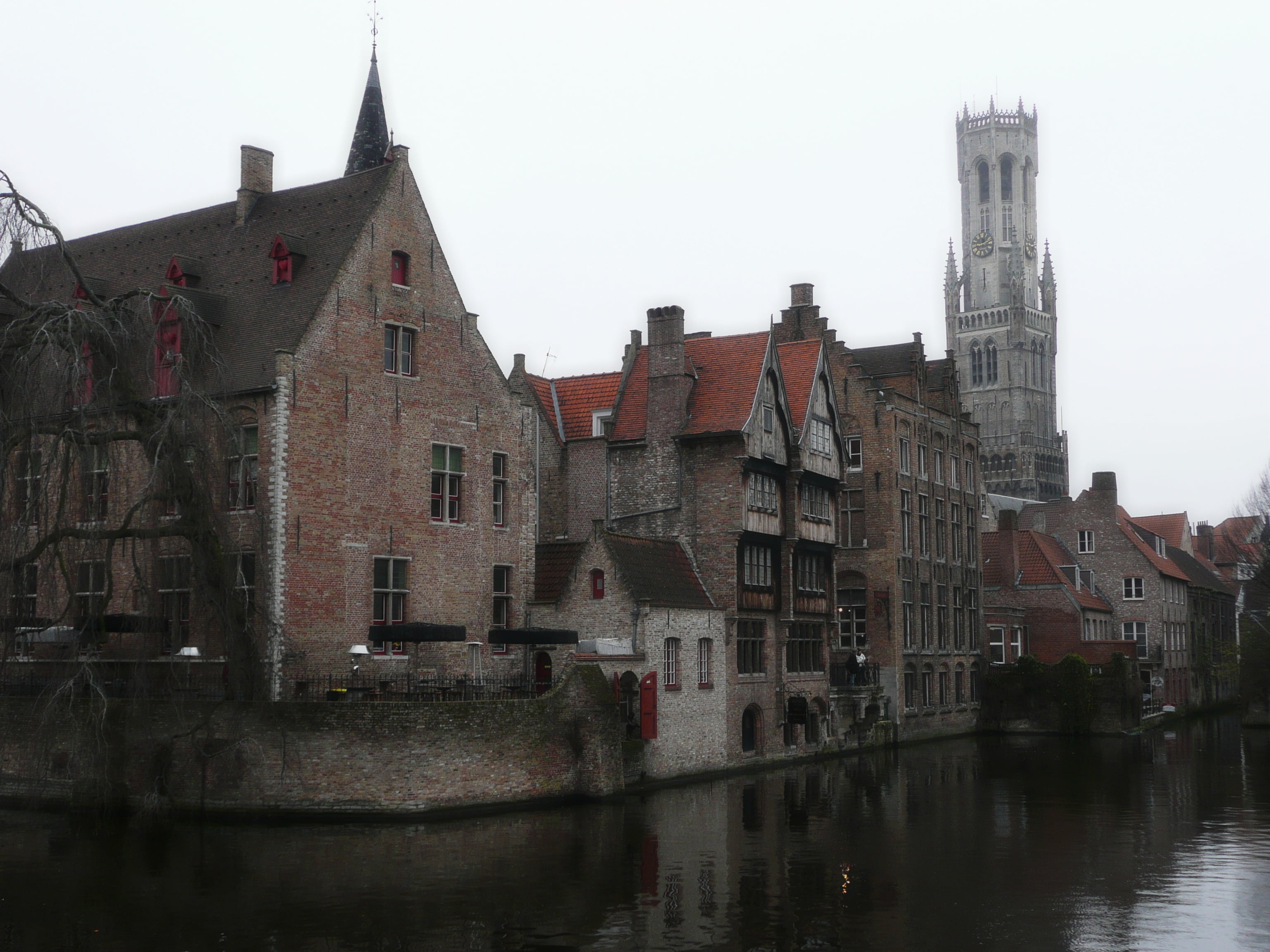 residential district, body, belgium, venice of the north, city, travel destinations, reflection, beside, photograph, no people, brugges canals, brugges, HD Wallpaper