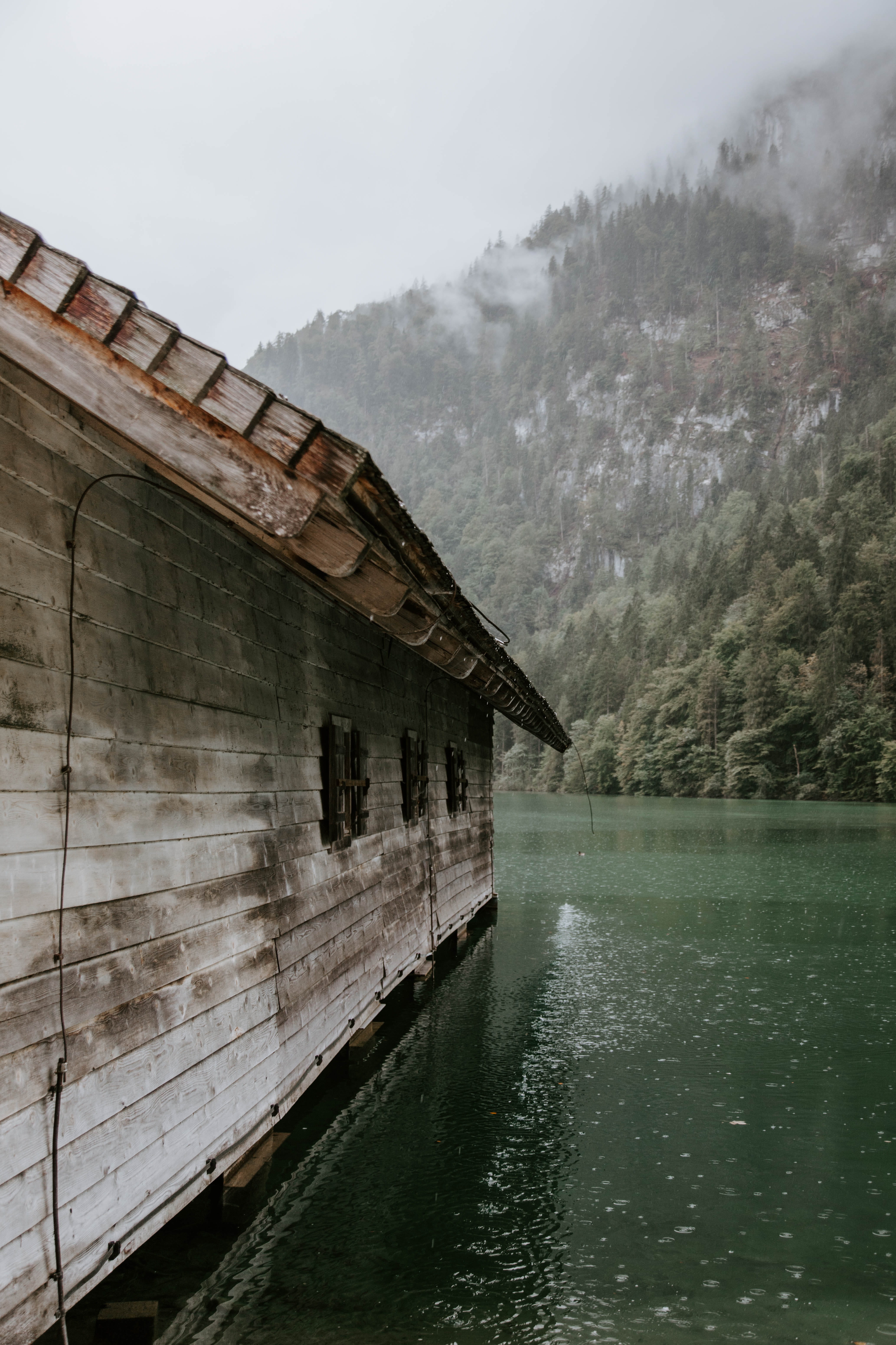 königssee, germany, built structure, building exterior, lake, non-urban scene, schönau am königssee, beauty in nature, architecture, no people, water, reflection, Phone HD Wallpaper