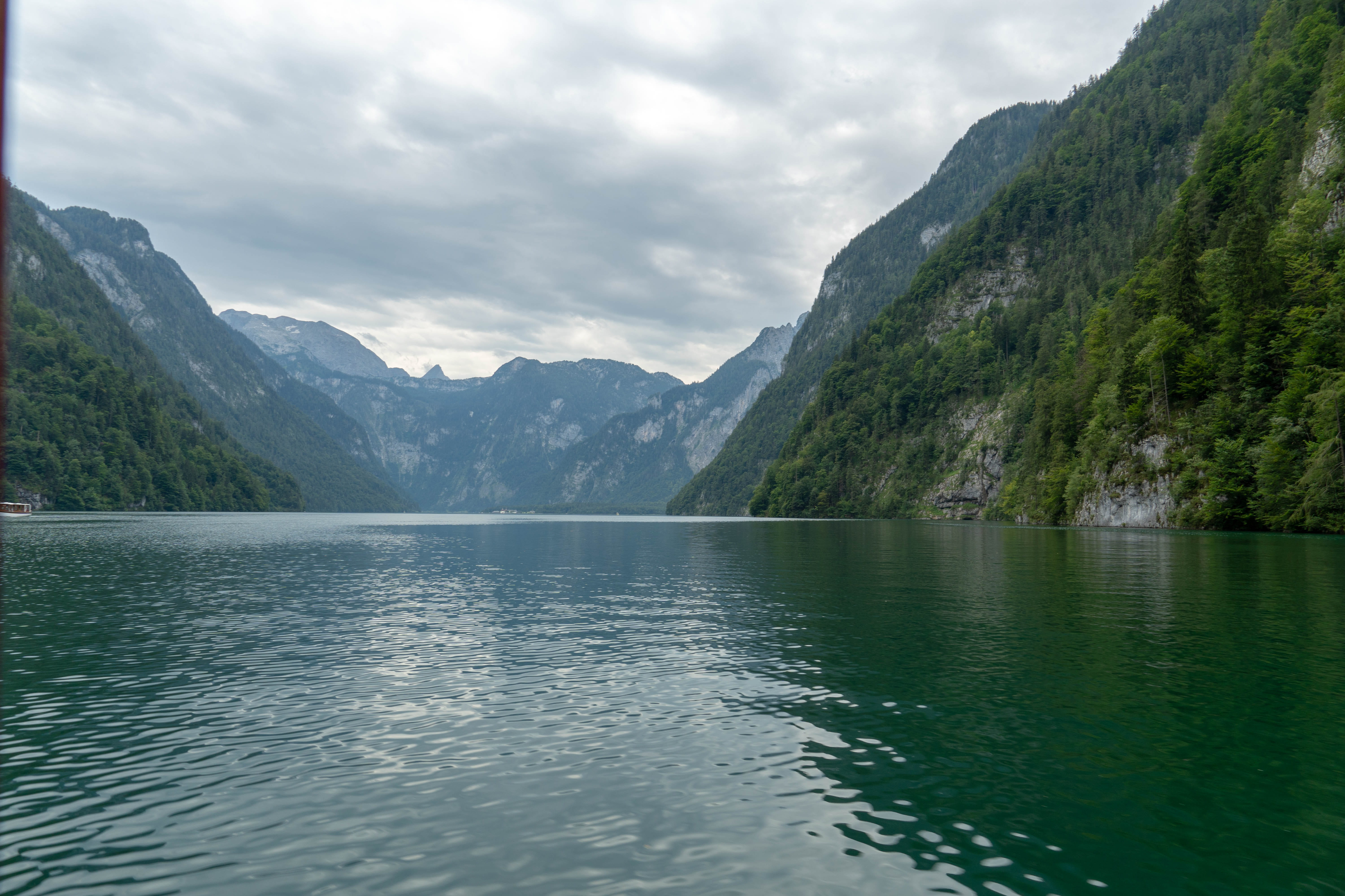 outdoors, tranquility, forest, nature, tree, waterfront, tranquil scene, day, cloud - sky, plant, lake, schönau am königssee, no people, scenics - nature, HD Wallpaper