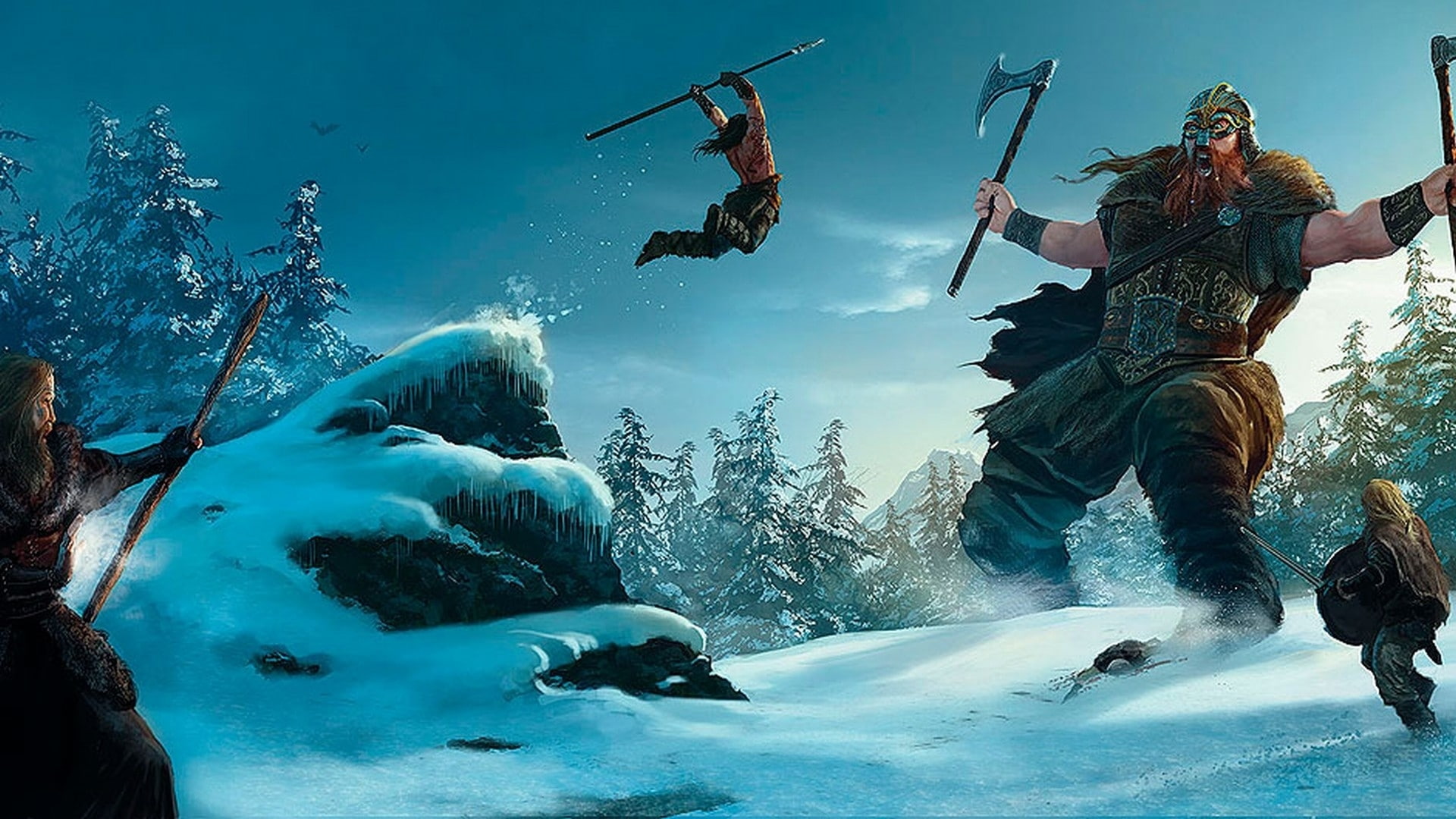 weapons, 1080P, battle, fantasy, warriors, art, simonetti, marc, vikings, HD Wallpaper