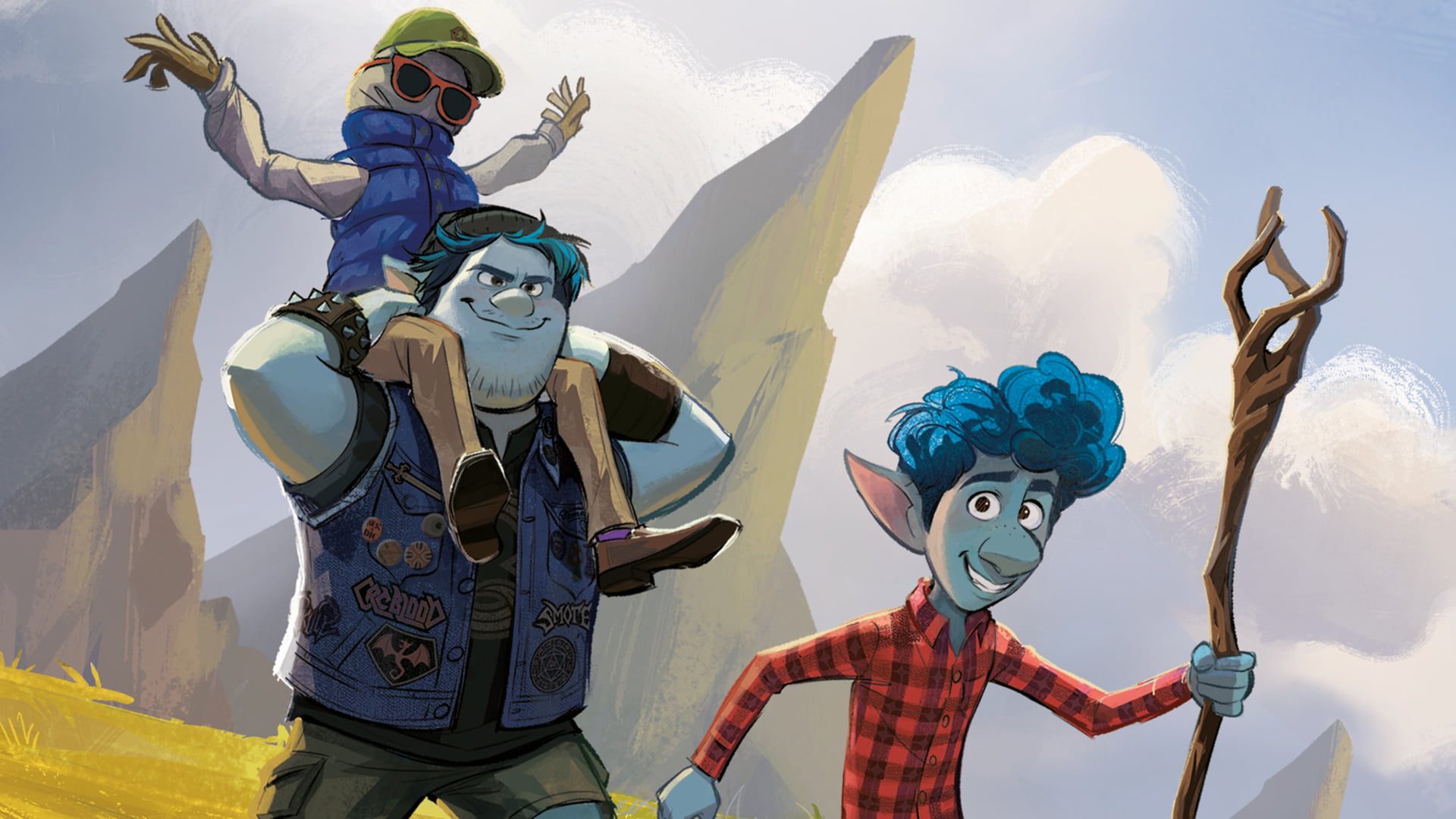 Elfs, Disney, 1080P, Elfpunk, Onward, HD Wallpaper