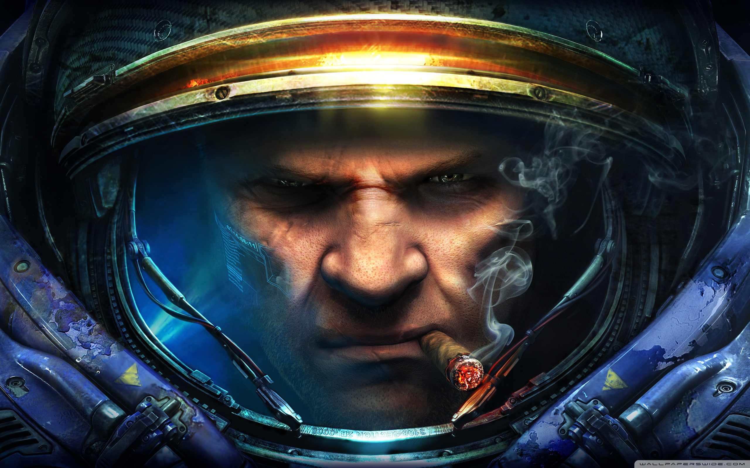 HD, games, video game, video, 2K, smoke, art, starcraft, Action, smoking, HD Wallpaper