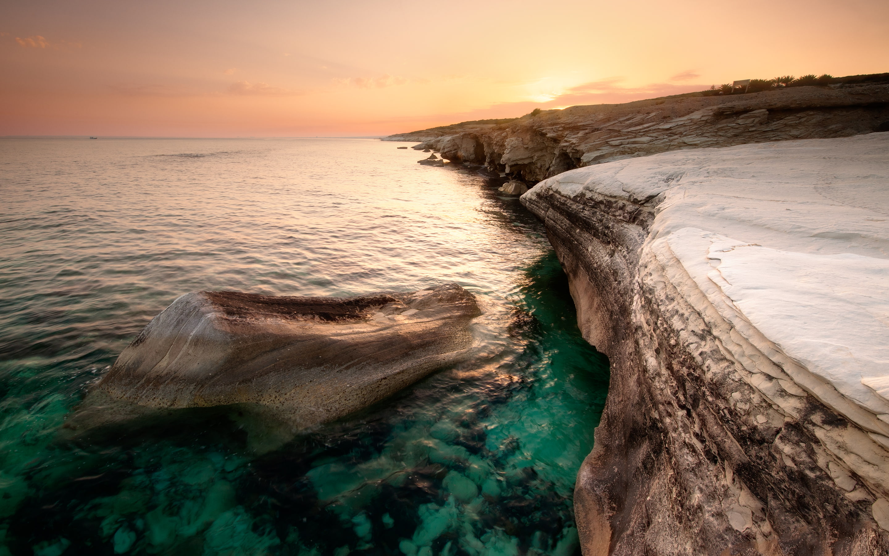 golden, nikonaf‑snikkor14‑24mmf/2.8ged, brown, nikon, seascape, cyprus, sunset, coastal, nikond700, alamanosbeach, photography, green, hour, nature, 2K, HD Wallpaper