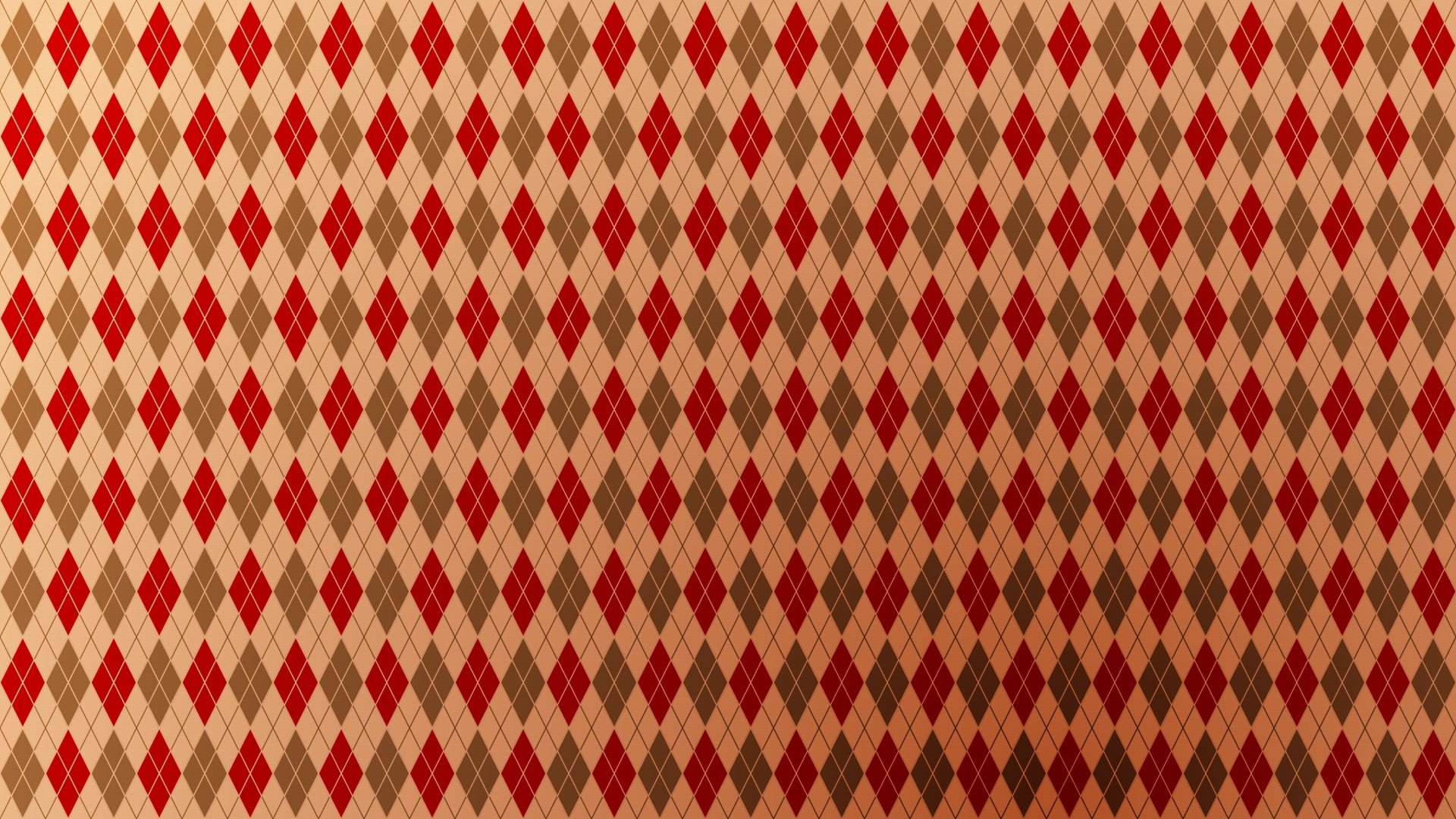 pattern, 1080P, shape, wall - building feature, red, craft, indoors, diamonds, art and craft, flooring, brown, textured effect, backgrounds, material, HD Wallpaper