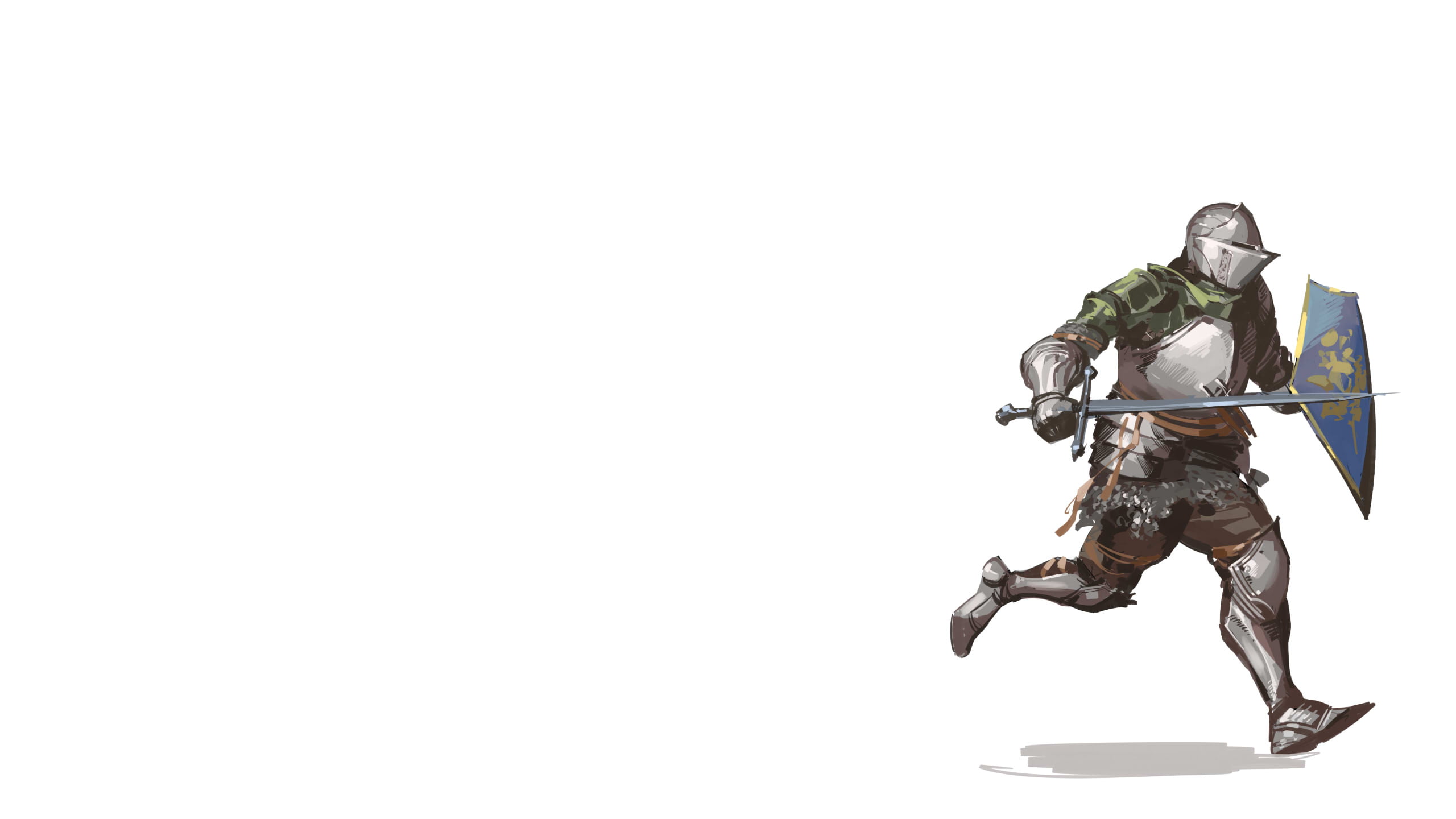 Ruukii drift, shield, knight, sword, 2K, armor, Chosen Undead (Dark Souls), Dark Souls, HD Wallpaper