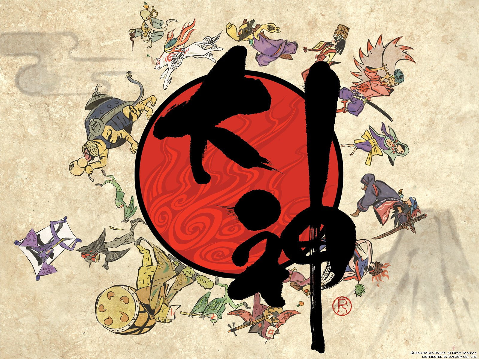 720P, Amaterasu, Video Game, Ōkami, HD Wallpaper