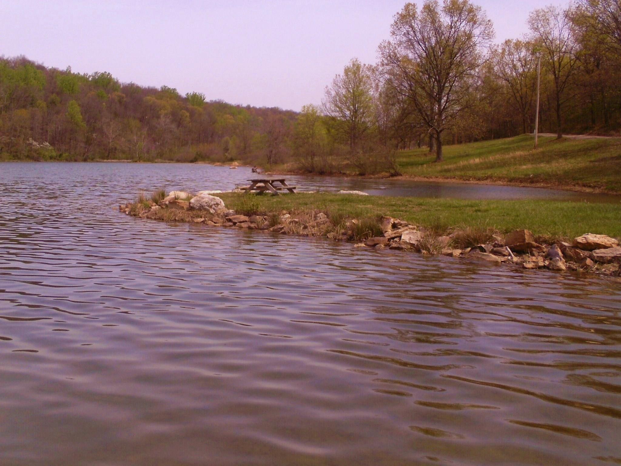 table, 1080P, nature and landscapes, blue, water, lake, picnic, picnic table, HD Wallpaper