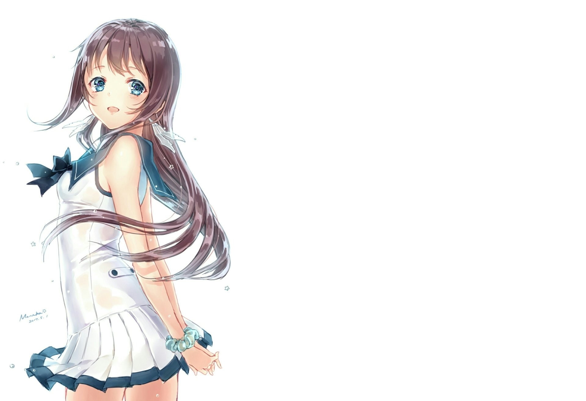 Manaka Mukaido, Nagi no Asukara, Anime, 1080P, HD Wallpaper