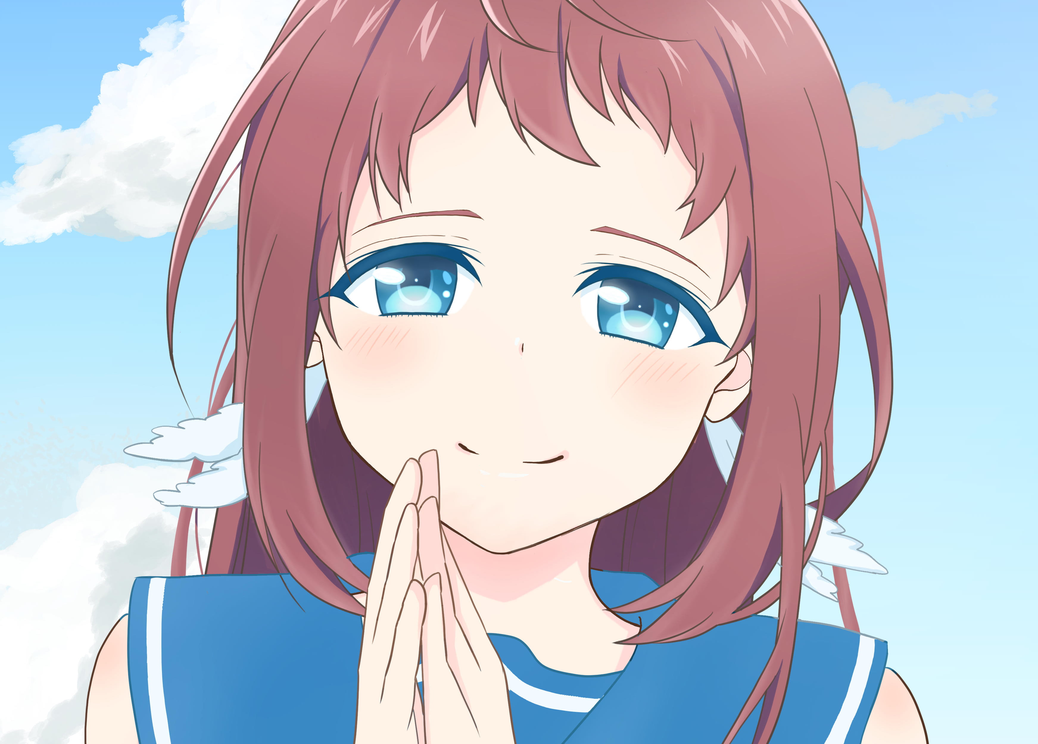 Nagi no Asukara, Anime, Manaka Mukaido, 2K, HD Wallpaper