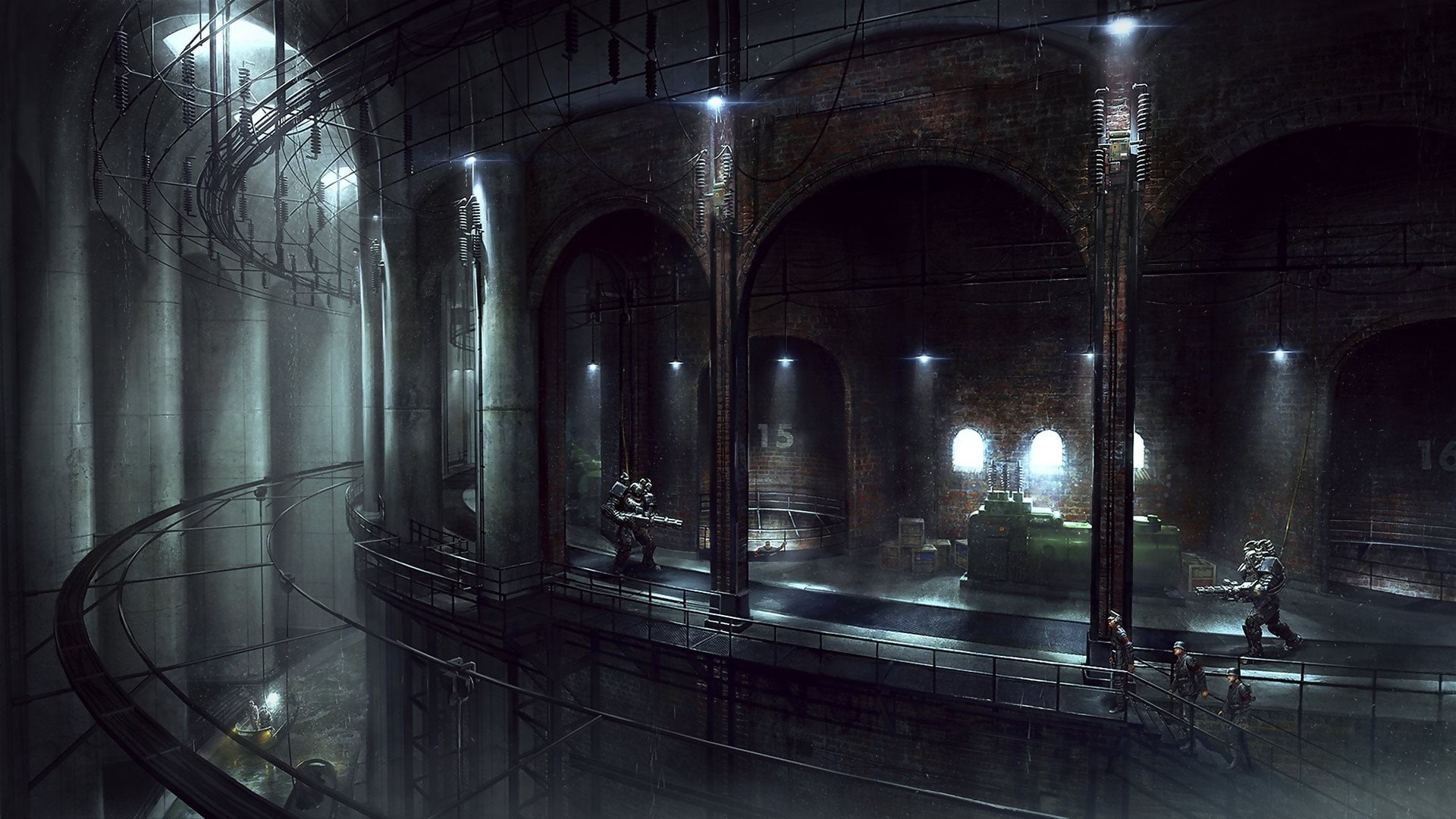 1wob, fighting, adventure, shooter, blood, action, war, 1080P, fps, old, wolfenstein, HD Wallpaper