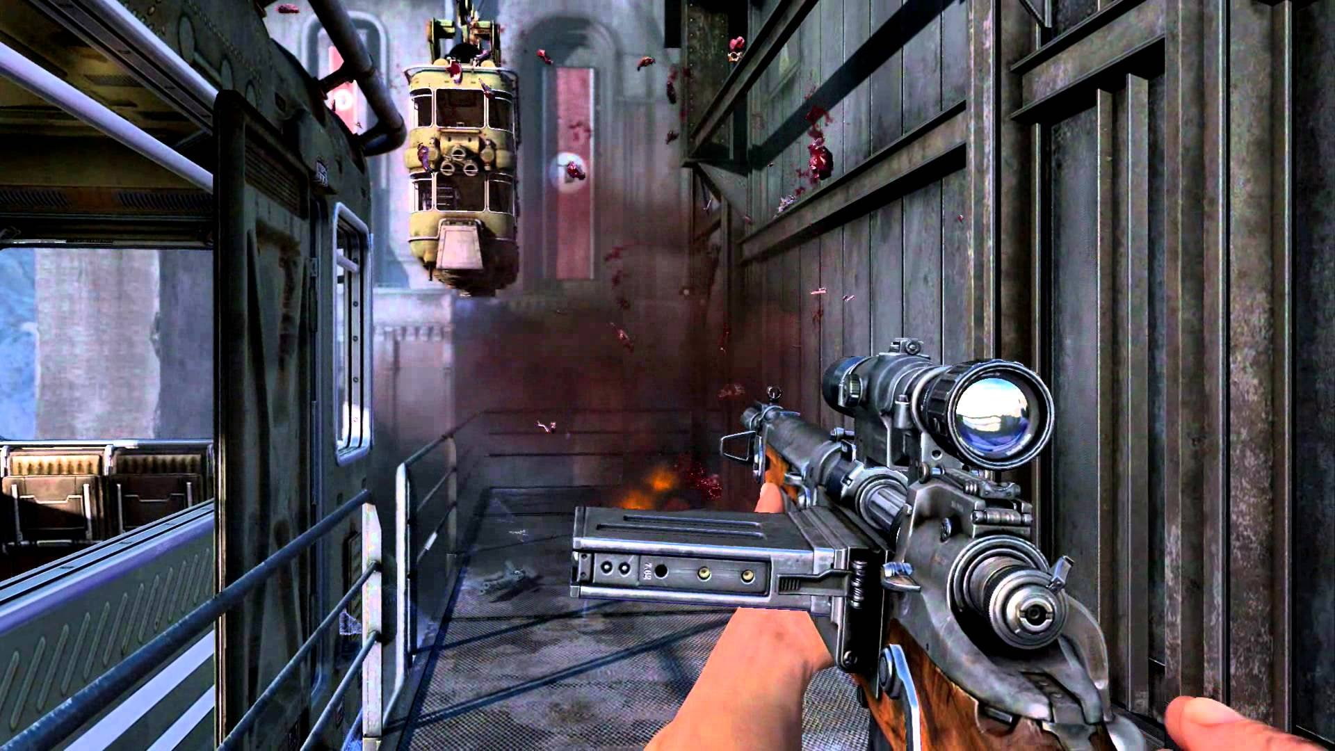 war, fps, fighting, action, blood, 1080P, 1wob, old, adventure, wolfenstein, shooter, HD Wallpaper