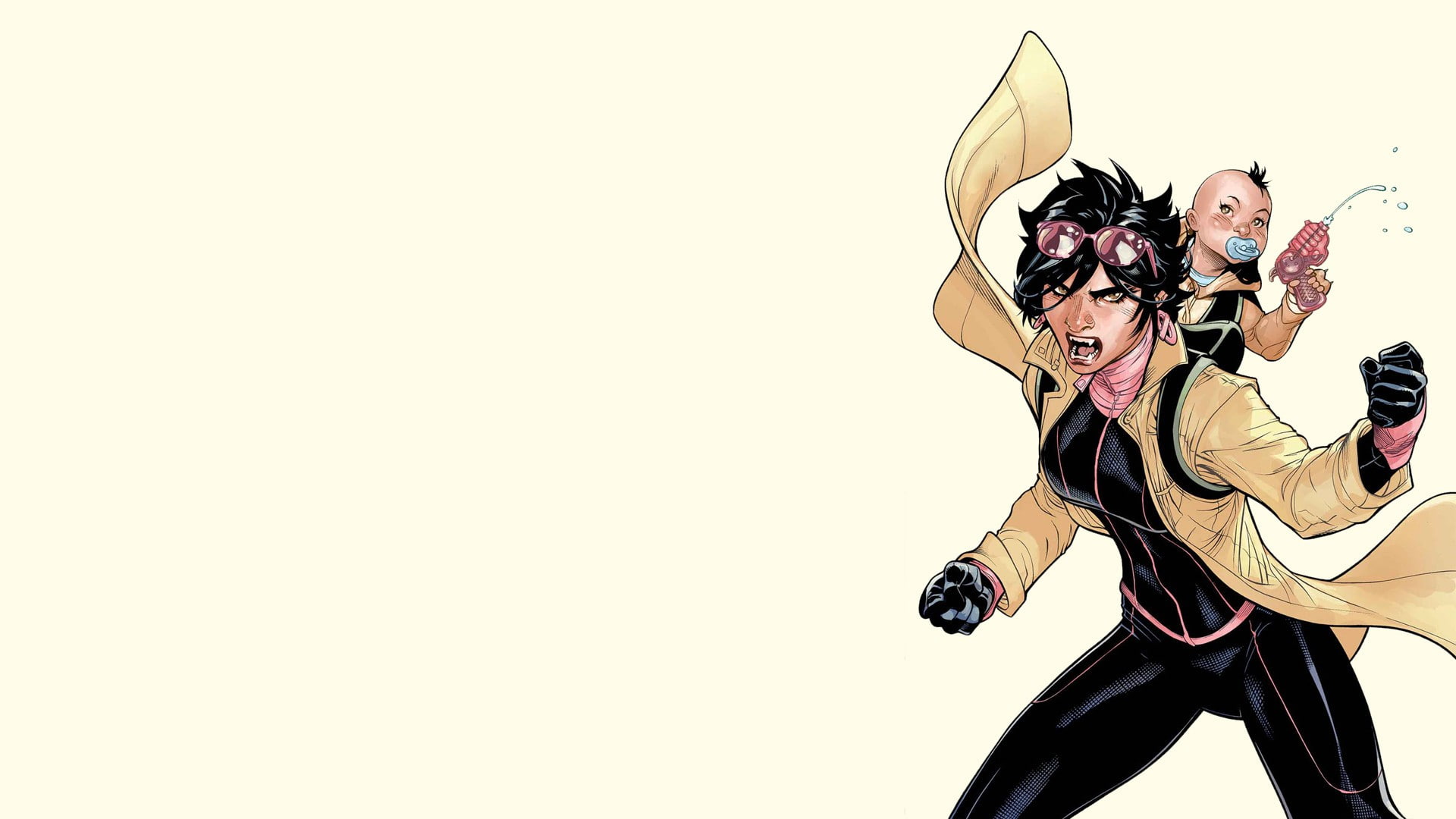 Shogo, women, Marvel Comics, portrait, people, copy space, men, enjoyment, young women, two people, couple - relationship, smiling, positive emotion, fantasy art, HD Wallpaper