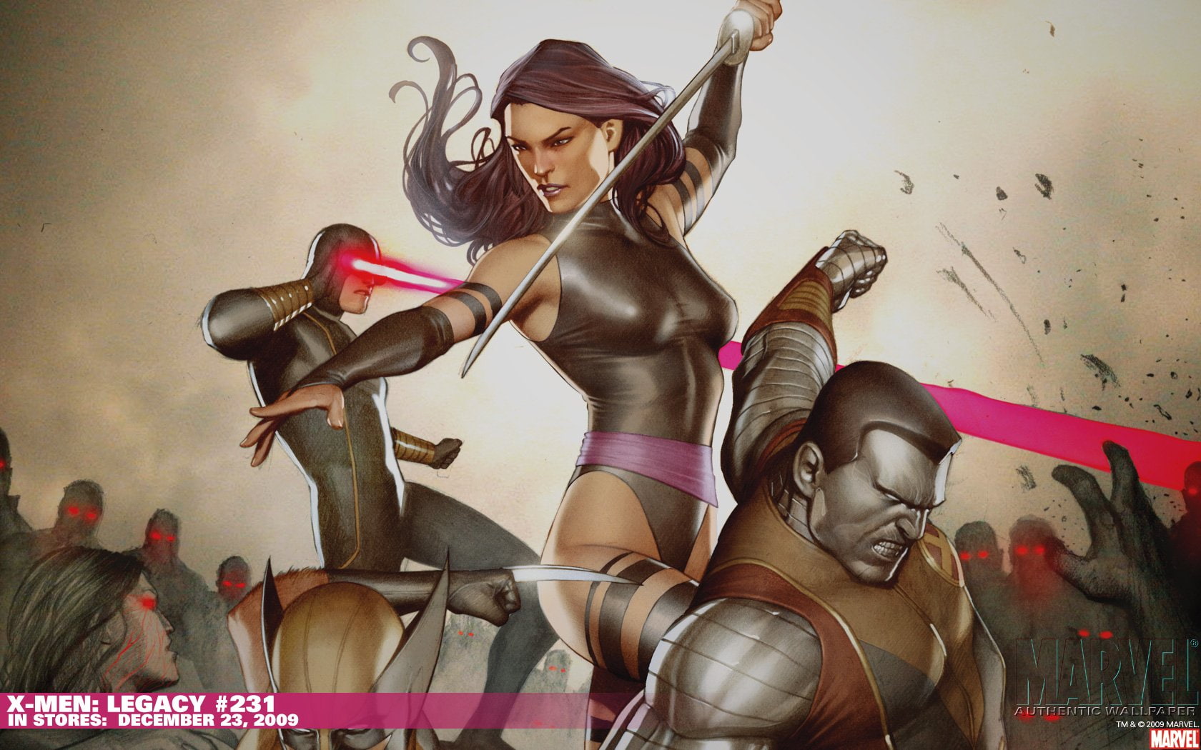Cyclops (Marvel Comics), X-Men, Colossus, Psylocke (Marvel Comics), 720P, HD Wallpaper