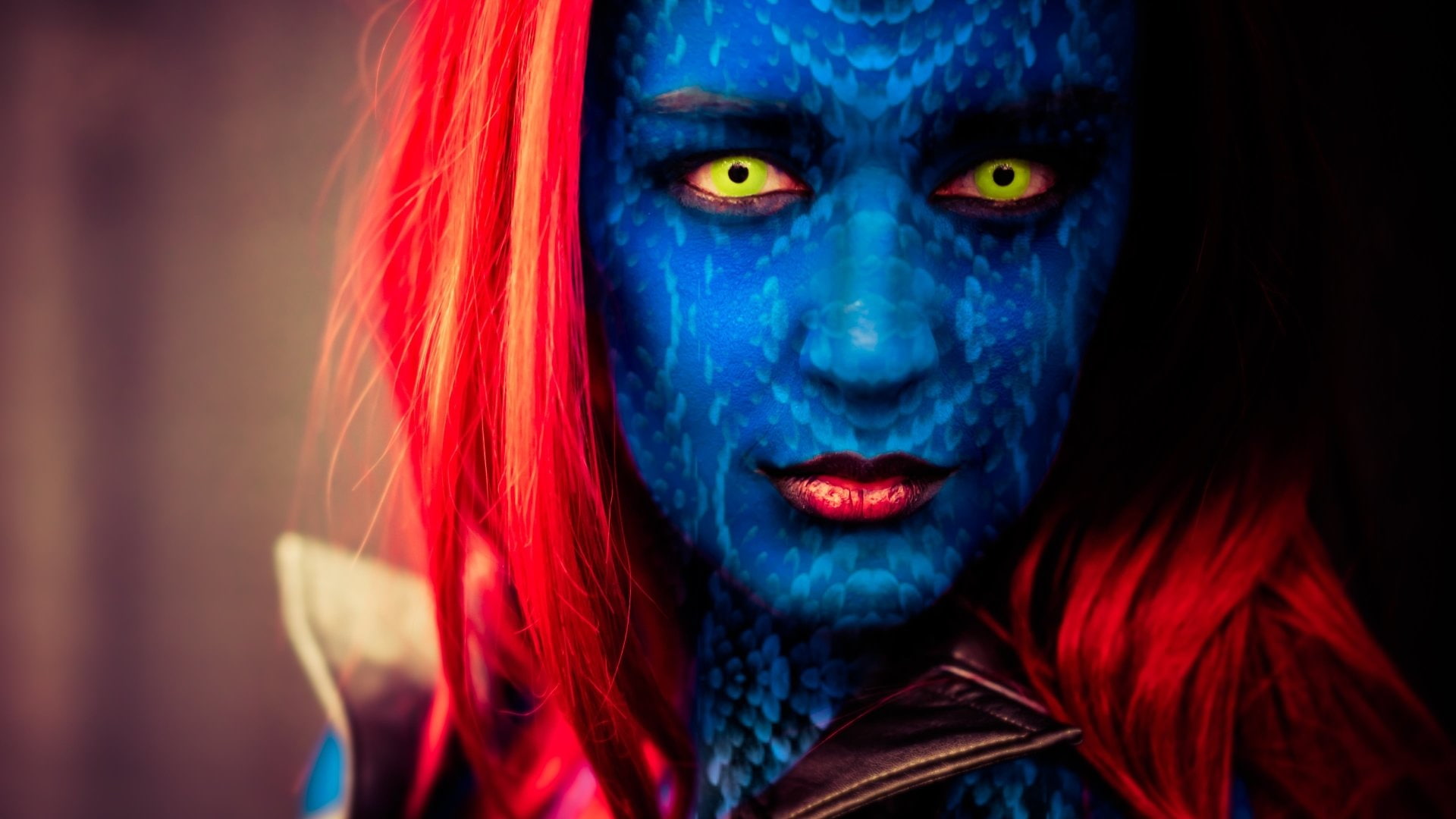 Woman, Artistic, Cosplay, Colors, 1080P, Mystique (Marvel Comics), Women, HD Wallpaper