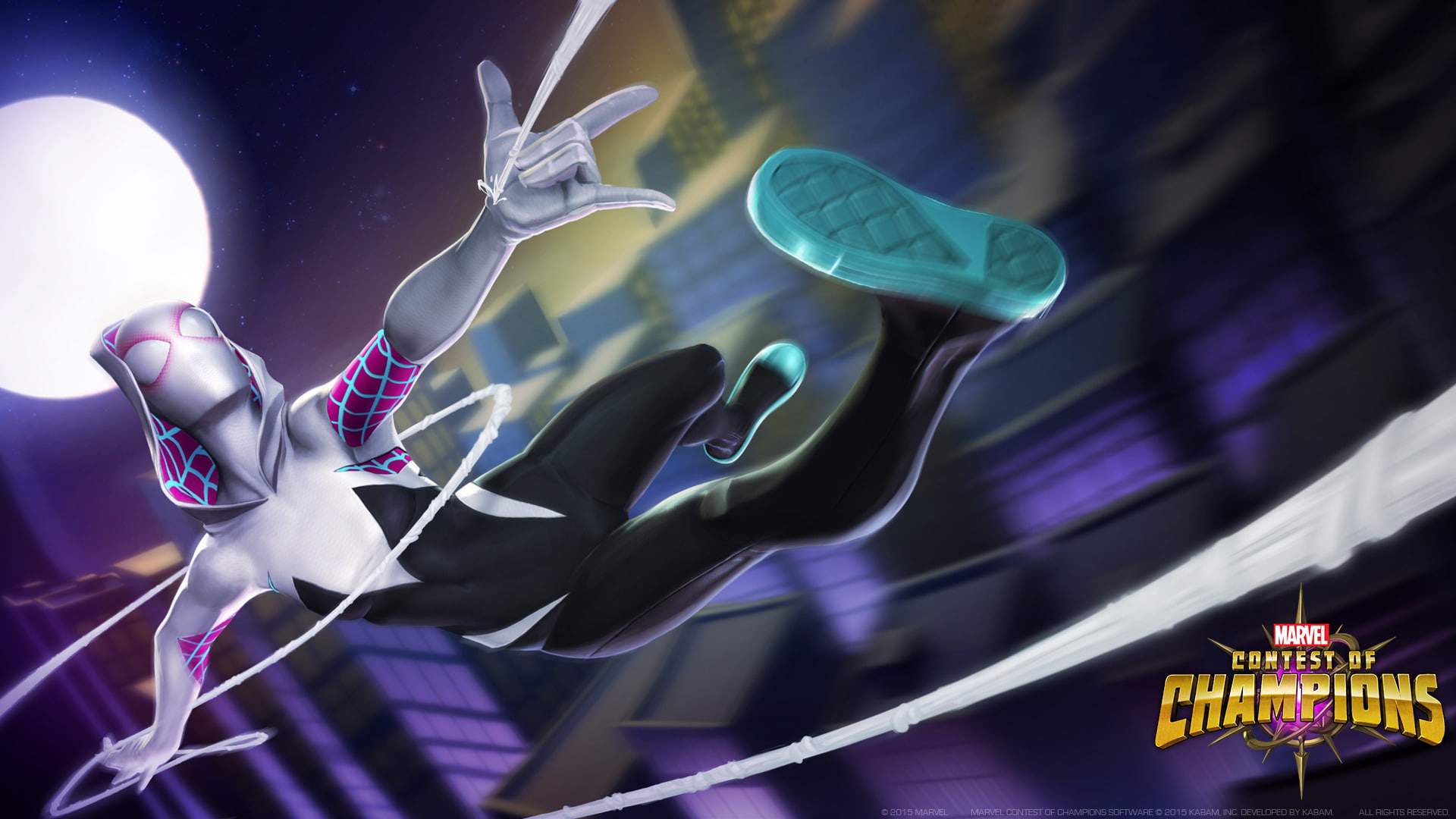 MARVEL Contest of Champions, Spider-Gwen, Video Game, 1080P, HD Wallpaper