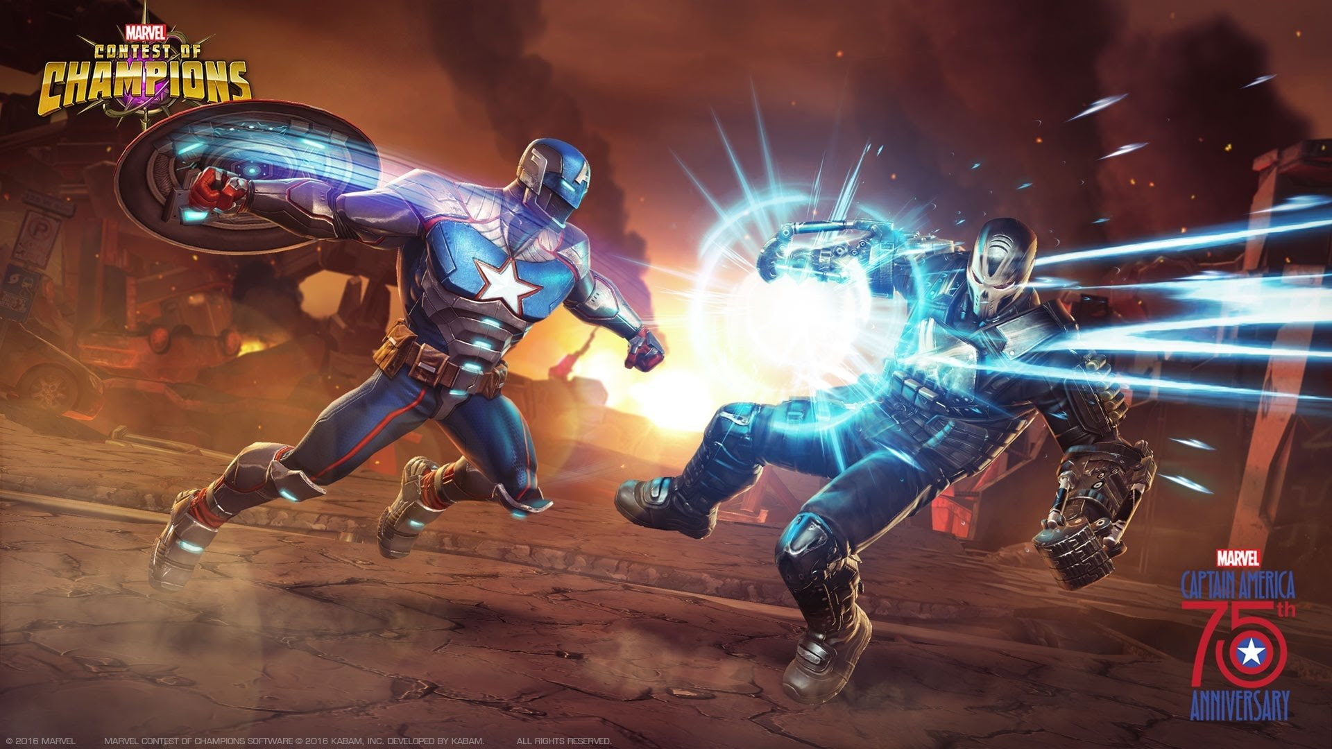 Crossbones (Marvel Comics), Captain America, 1080P, Civil Warrior, Video Game, MARVEL Contest of Champions, HD Wallpaper