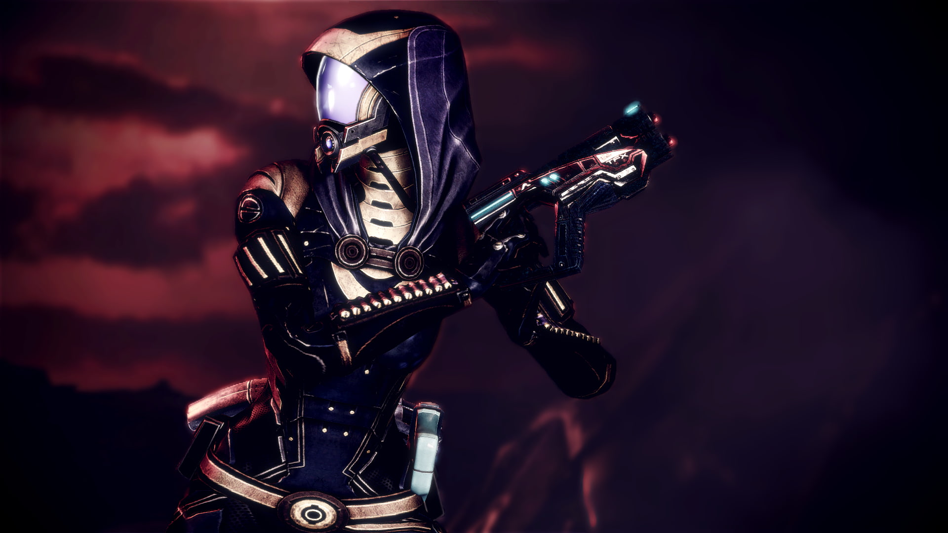 warrior, tali, sci fi, zorah, cyborg, mass, 1080P, effect, HD Wallpaper