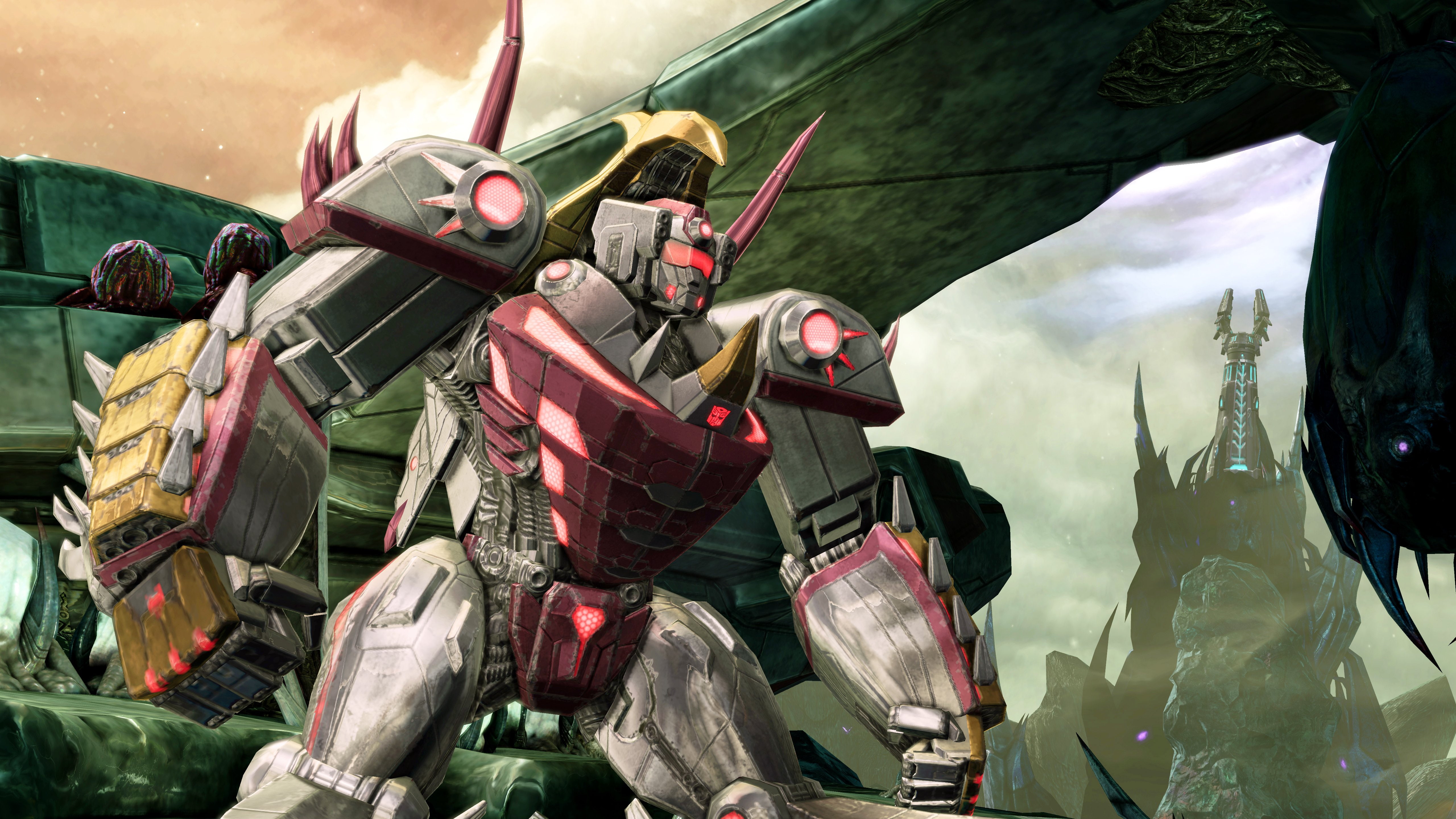 sci-fi, shooter, action, fall, 5K, fighting, mecha, transformers, cybertron, HD Wallpaper
