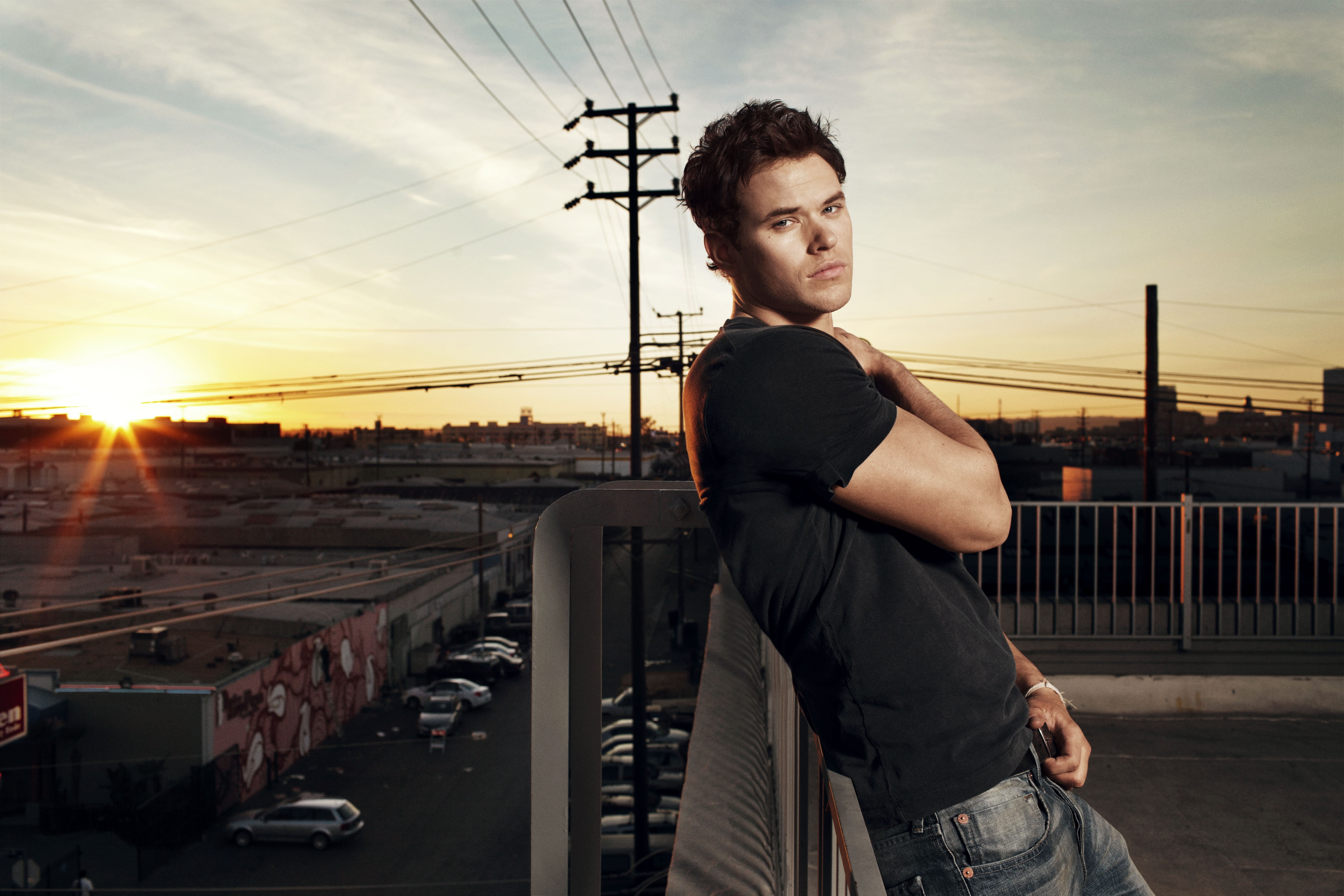 standing, sky, Celebrity, mode of transportation, outdoors, lifestyles, adult, electricity, Actor, Guy, leisure activity, three quarter length, young adult, HD Wallpaper