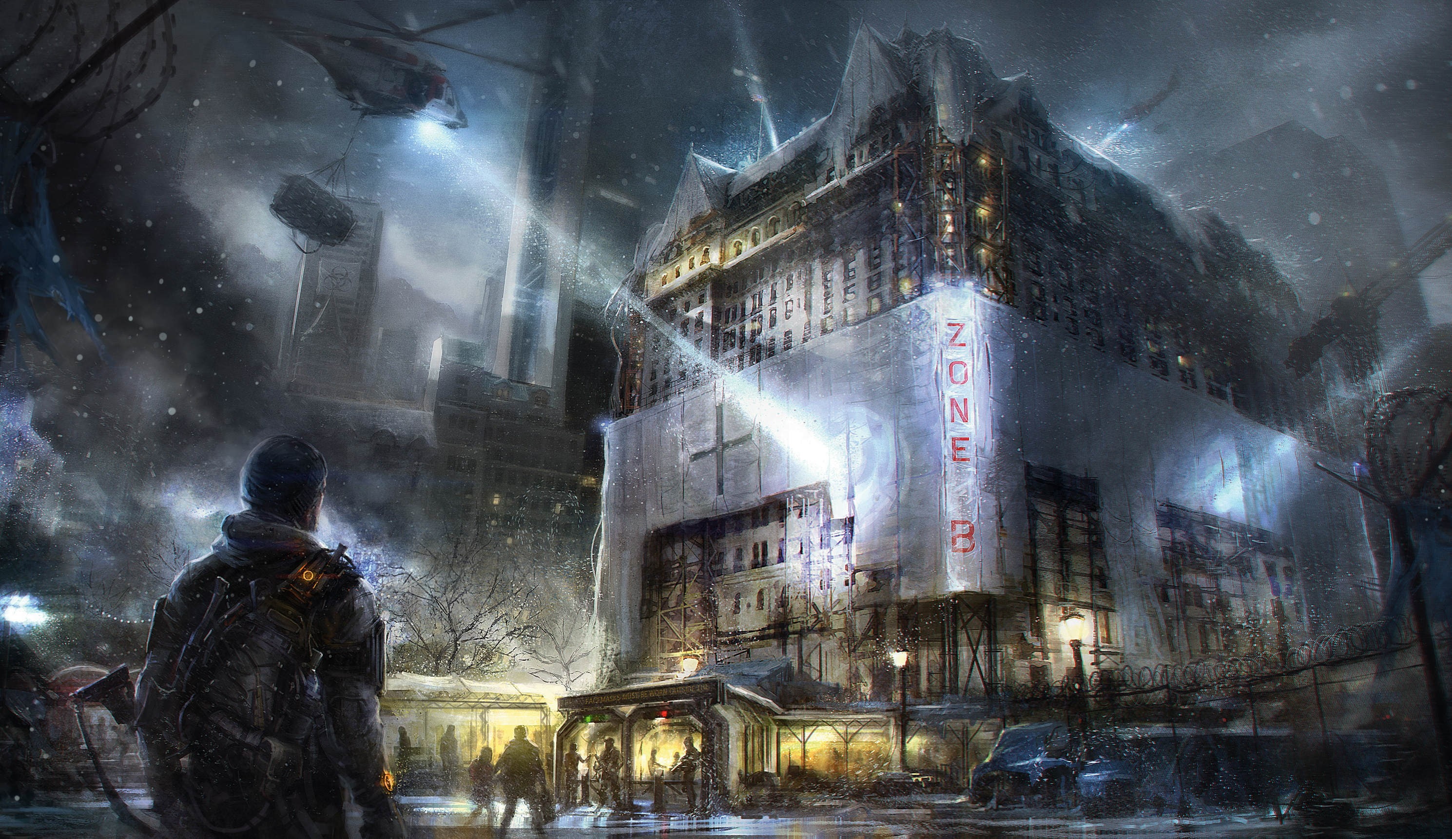 travel, Art, cold temperature, winter, old, illuminated, history, people, architecture, water, Ubisoft entertainment, building exterior, travel destinations, HD Wallpaper
