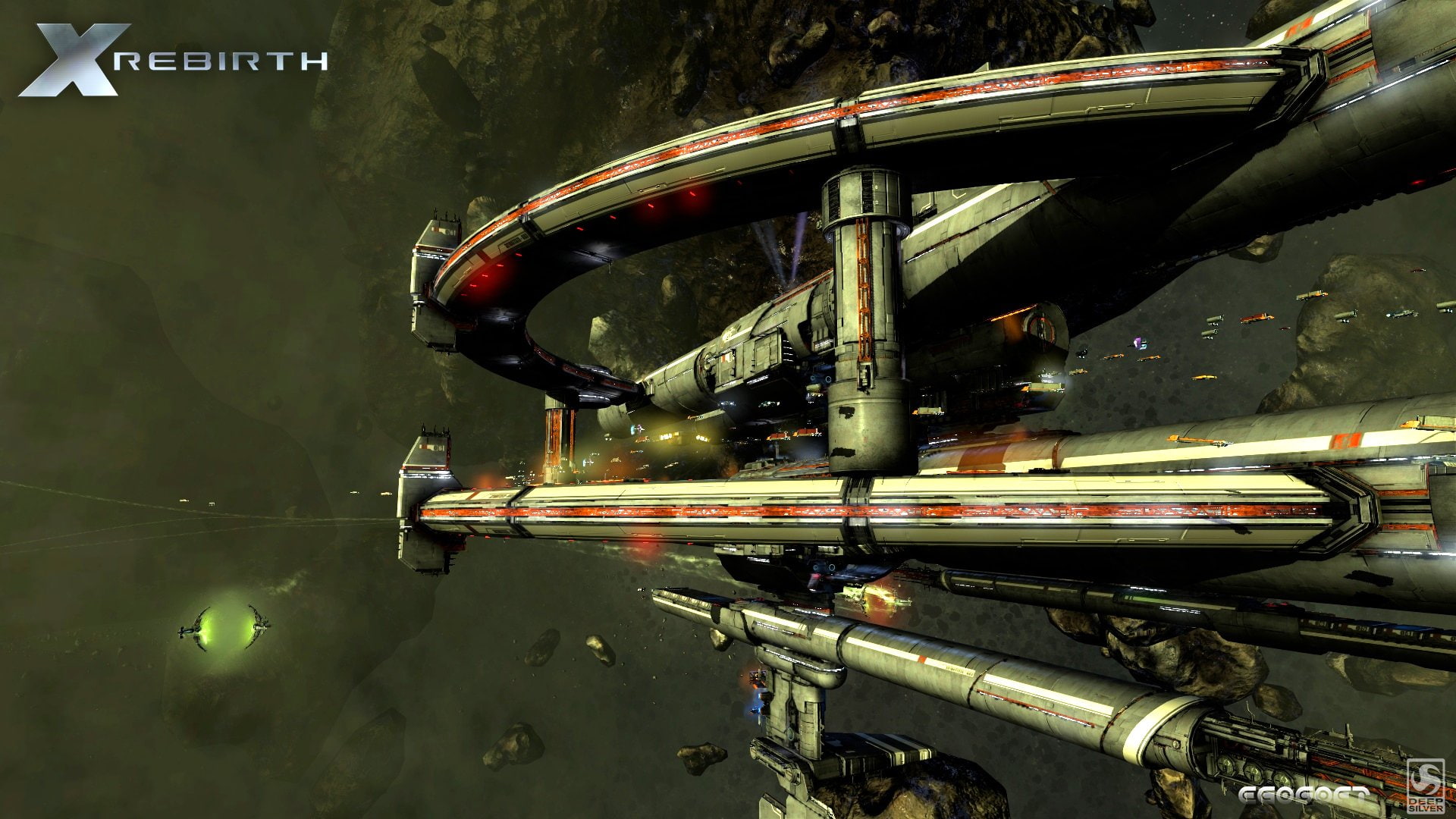 transportation, land vehicle, waterfront, no people, architecture, close-up, high angle view, lake, Simulator, Egosoft, x, spaceship, 1080P, outdoors, HD Wallpaper