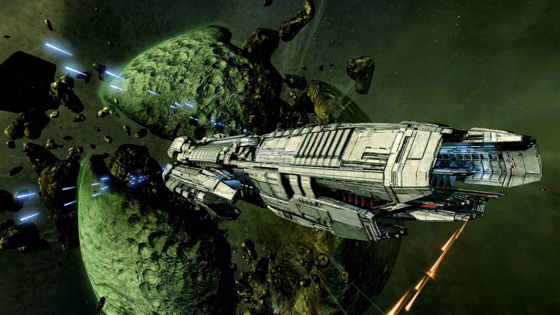 detail, Egosoft, night, government, no people, 3, military, damaged, green color, outdoors, travel, air vehicle, Simulator, 1080P, 1x3e, space, reflection, HD Wallpaper