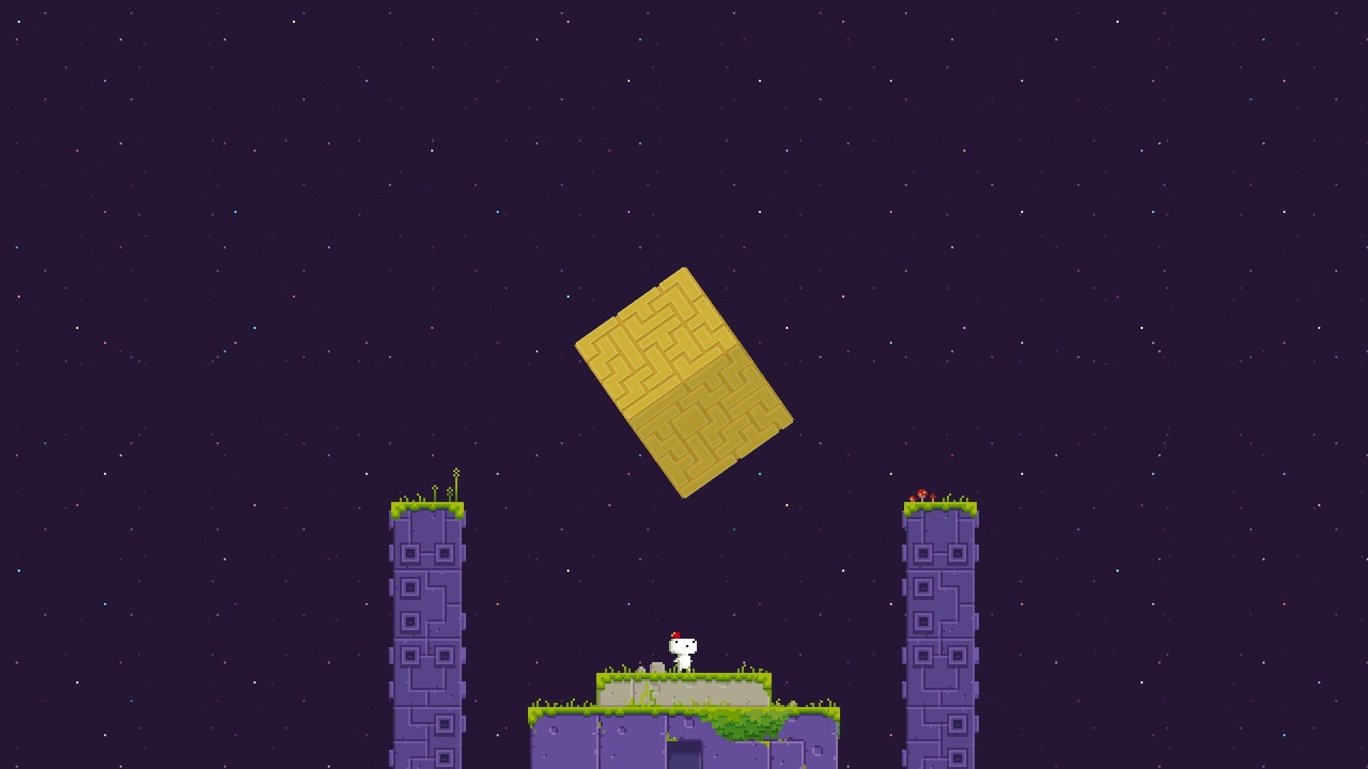 Gomez, Fez, 1080P, cube, HD Wallpaper