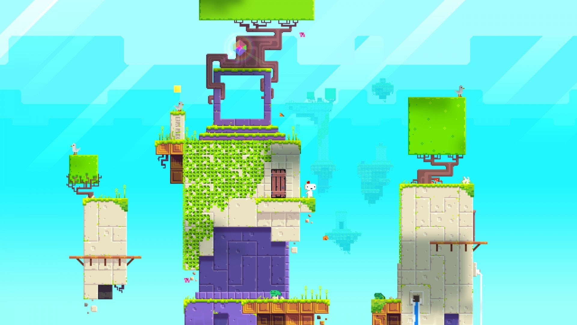 sci-fi, fantasy, 1080P, adventure, fez, fez-game, puzzle, platform, HD Wallpaper