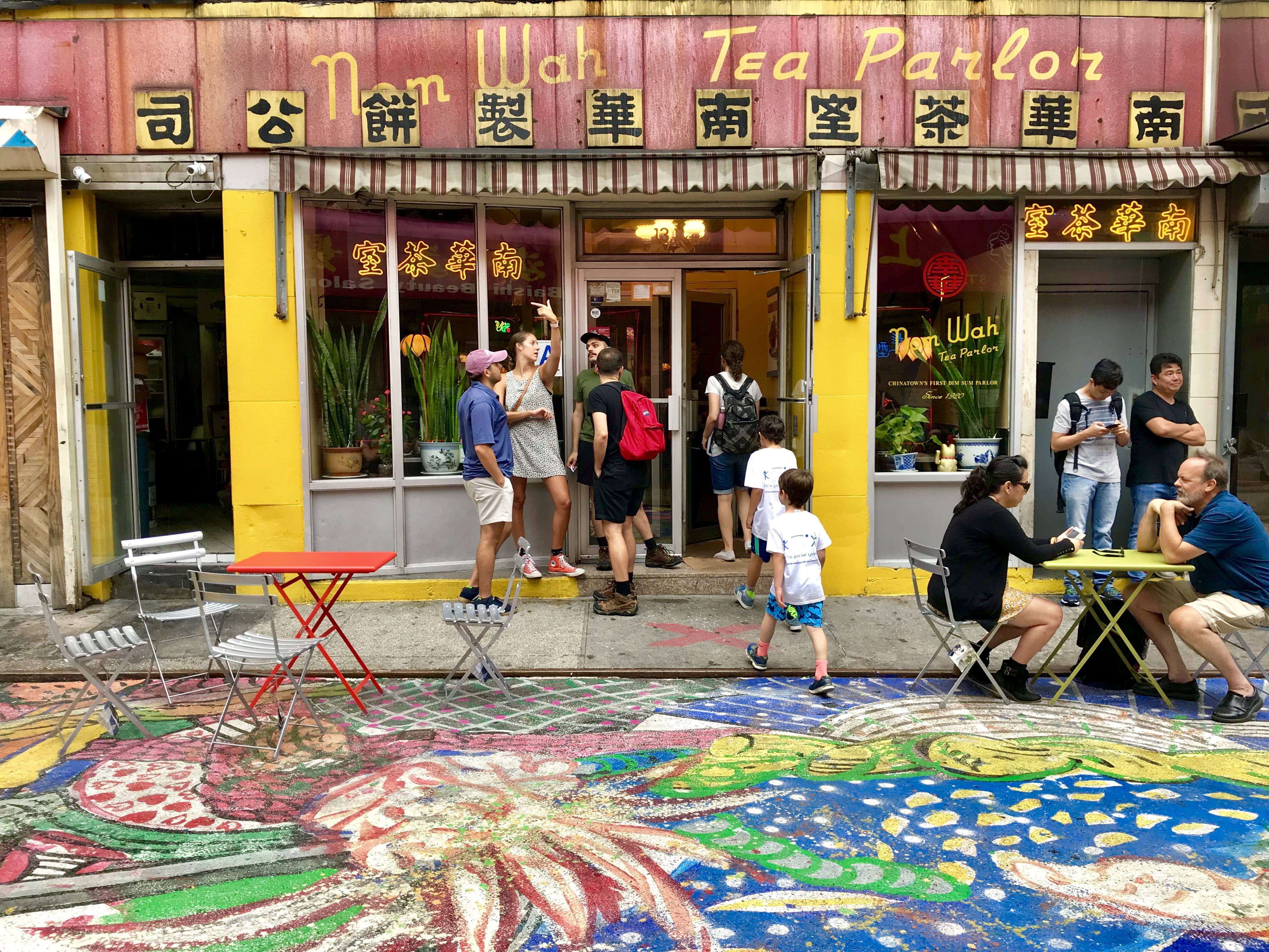 nam wah tea parlor, architecture, ny, crowd, adult, standing, full length, real people, building exterior, men, leisure activity, text, lifestyles, day, HD Wallpaper