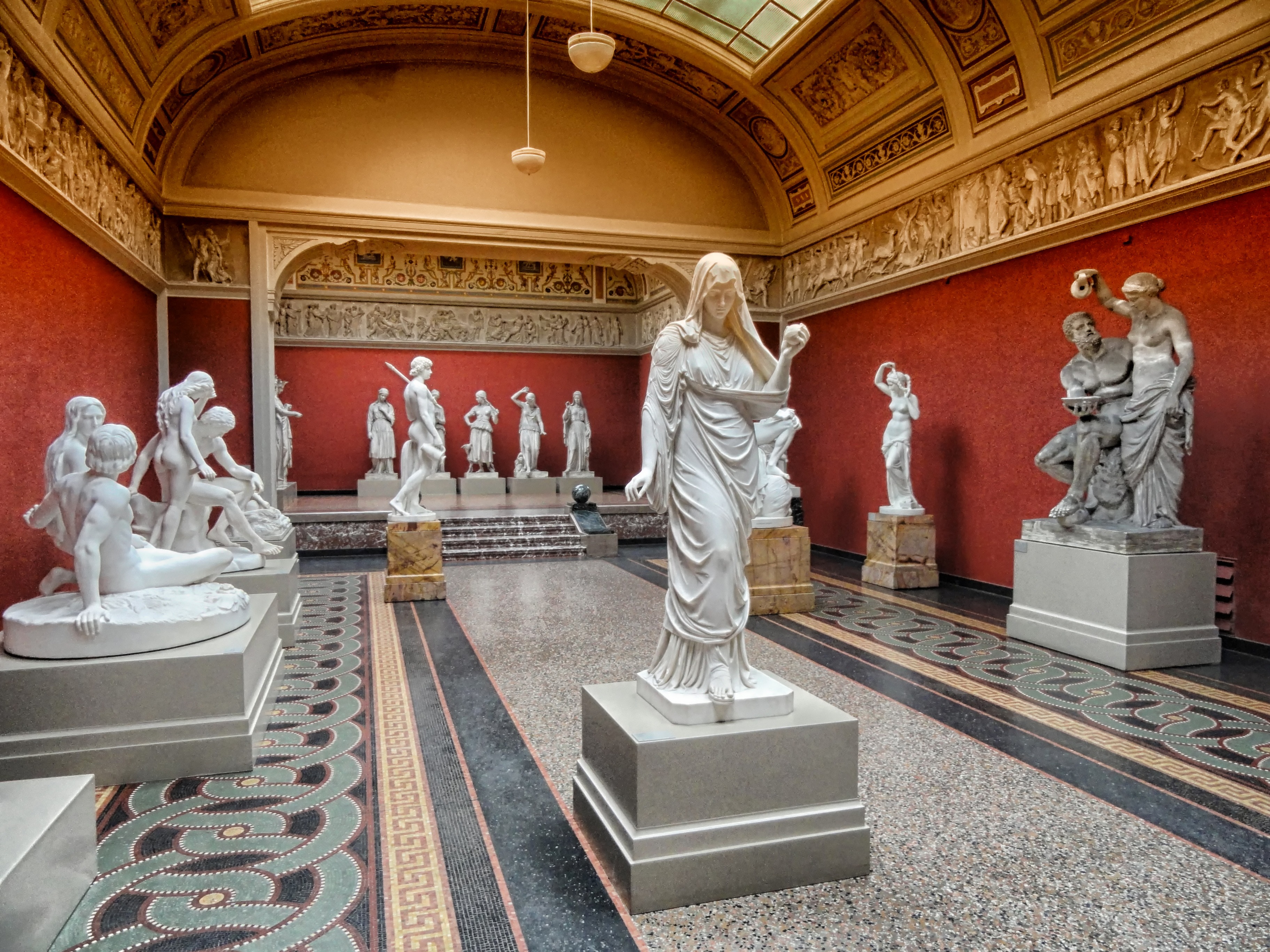 indoors, art and craft, denmark, interior, 2K, angel, statue, statues, hdr, the past, sculptures, room, travel destinations, no people, artistic, built structure, HD Wallpaper