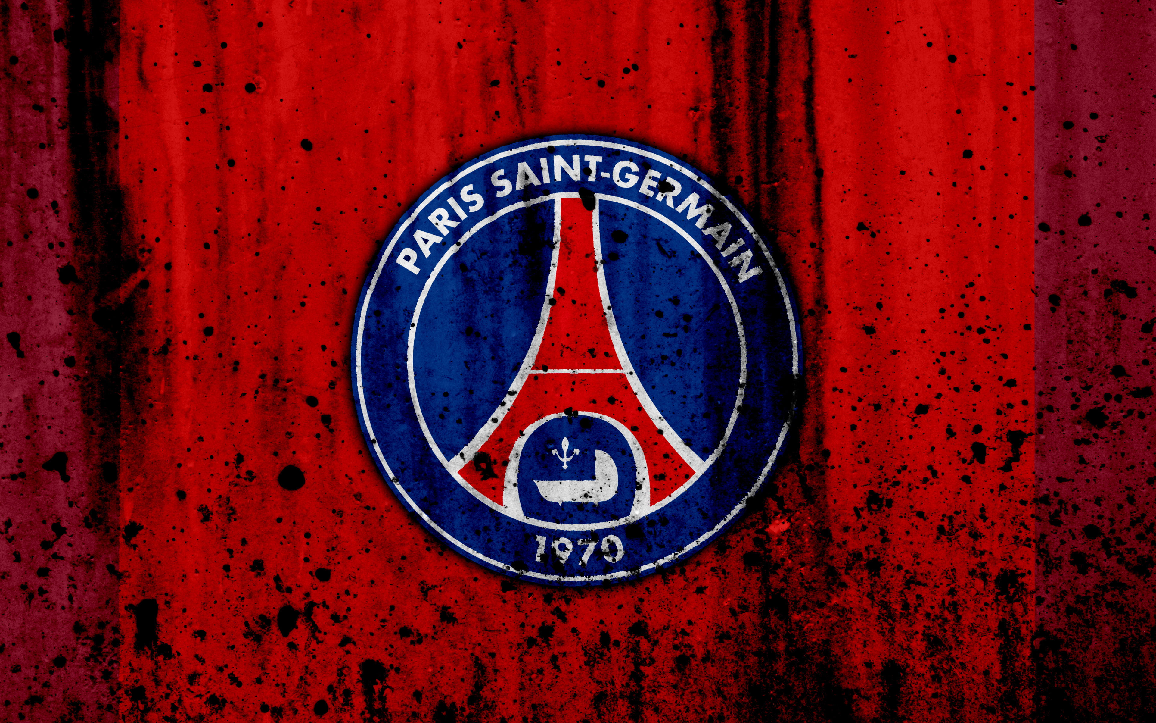 Logo, 4K, Paris Saint-Germain F.C., Soccer, HD Wallpaper