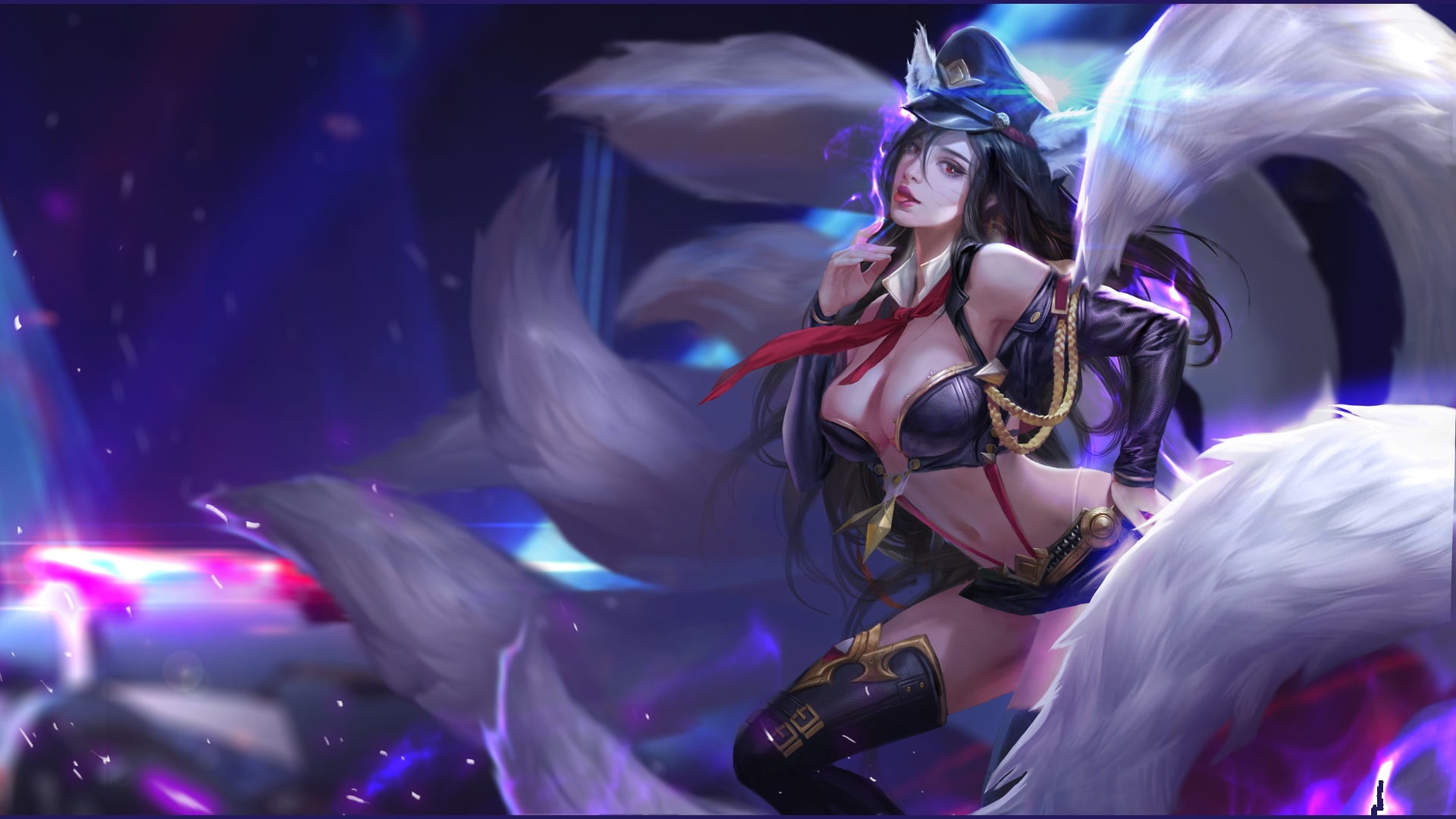 work, art, the game, 1080P, fantasy, Ari, illustrator, li miao, Magic Paradise a raccoon, League of Legends, HD Wallpaper